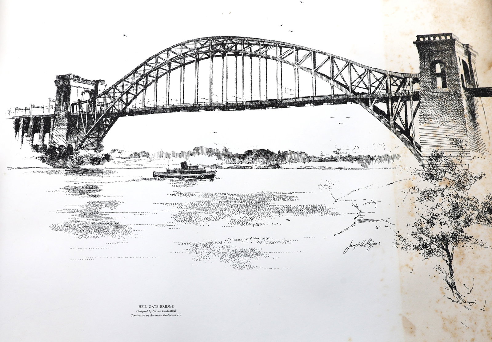6 Assorted Suspension Bridges Renderings Lithographs: Size: 17 in. x 23 1/2 in. 6 Assorted Suspension Bridges Renderings Lithographs