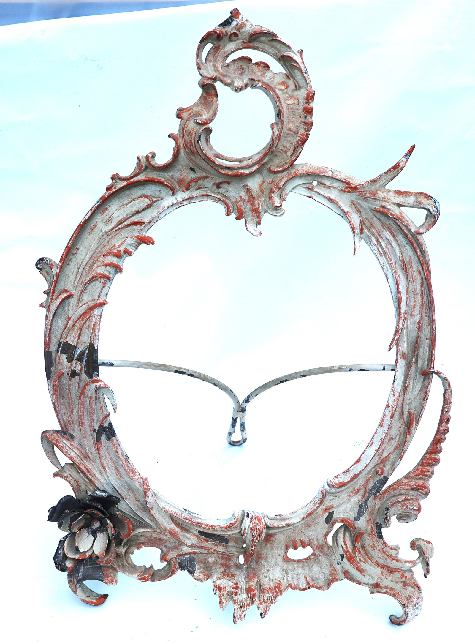 Art Nouveau Painted Brass Easel Back Picture Frame Circa 1880s (1 of 9)
