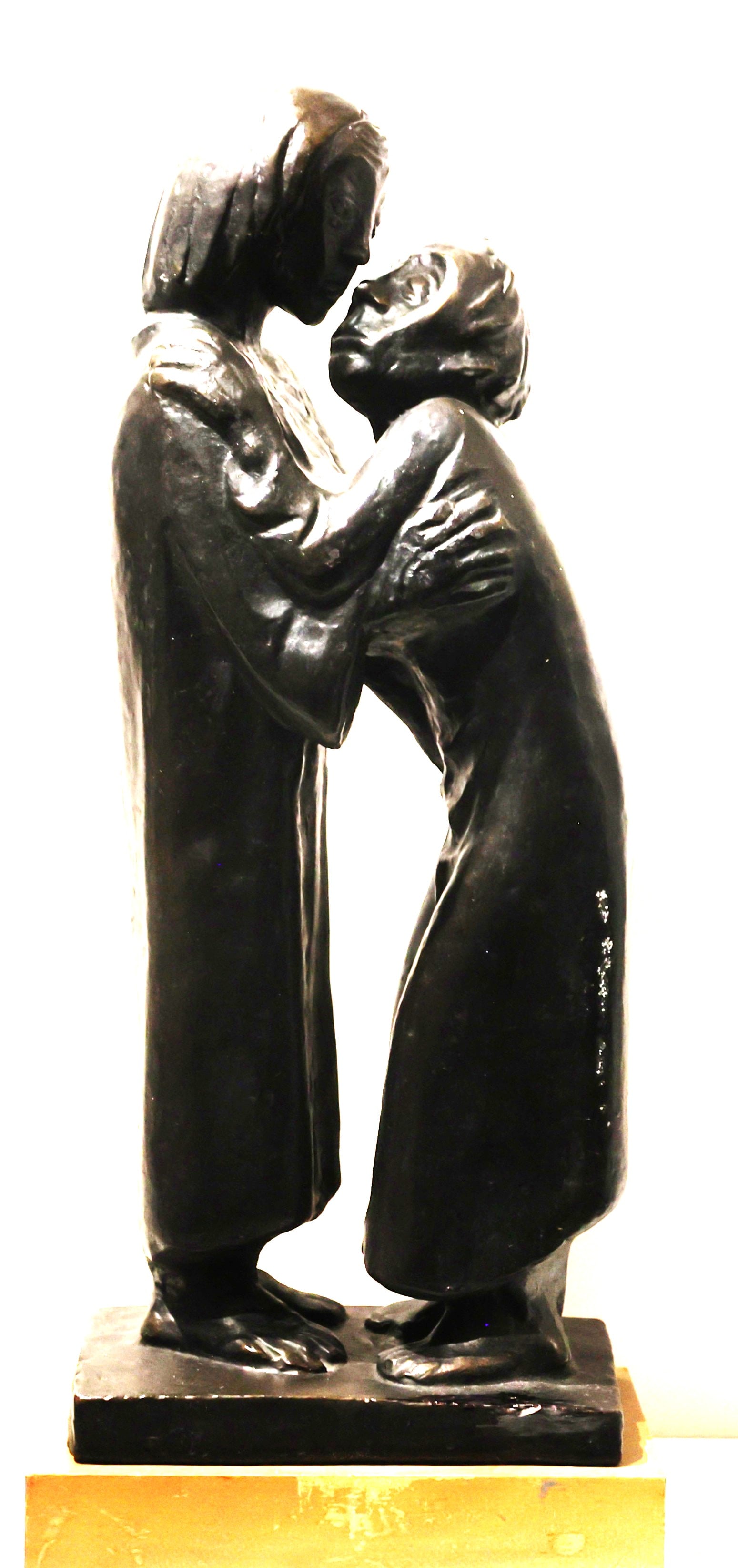 Ernest Barlach (German 1870-1938), "Das Wiedersehen (Until They Meet Again)", sculpture (1 of 6)