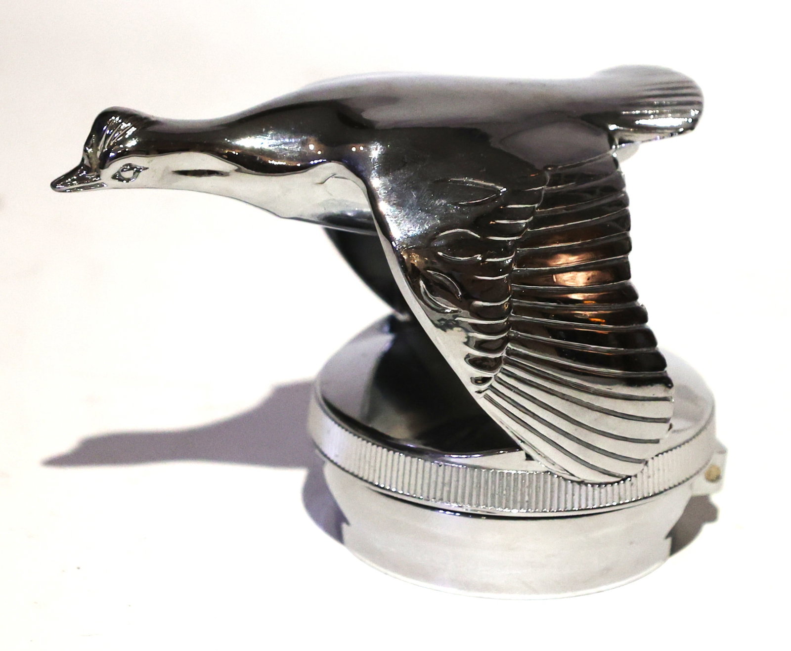 Chrome FLYING QUAIL Radiator Cap for a Model A Ford Automobile (1 of 5)