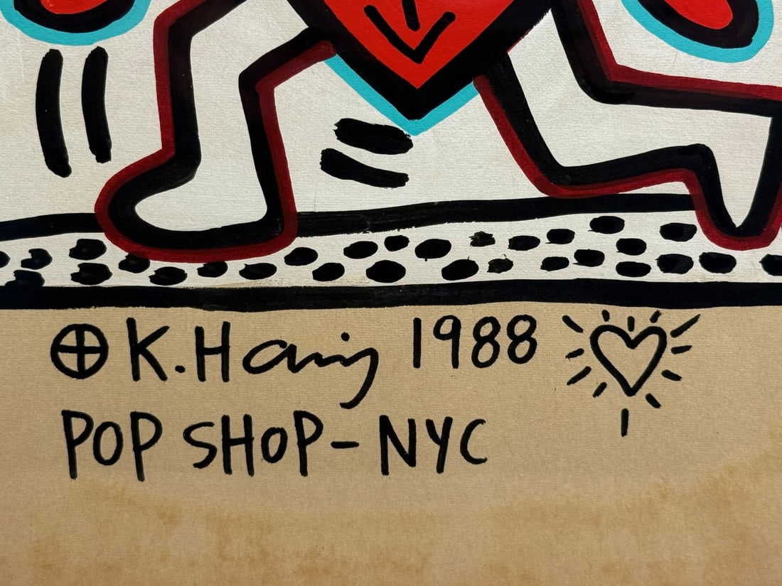 Keith Haring(after); Felt-Tip Drawing - 3