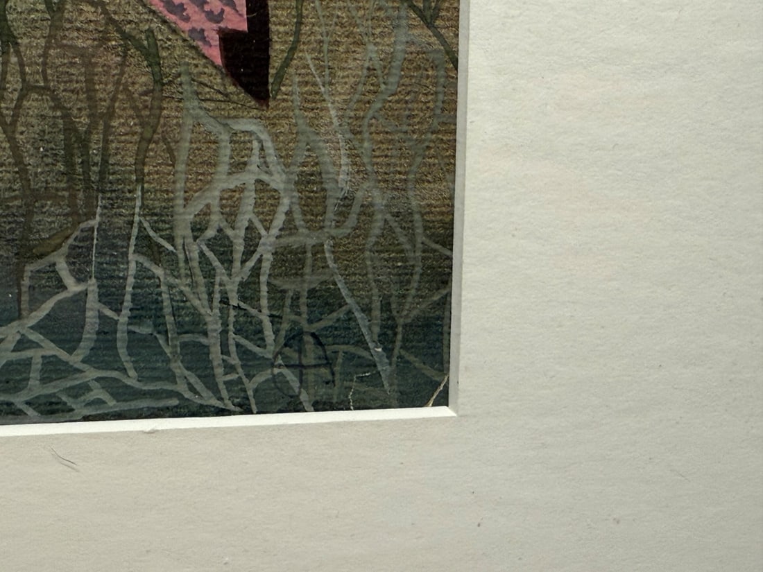 Eugene Arcieri; 20thC. Surrealist Gouache Composition Signed - 4