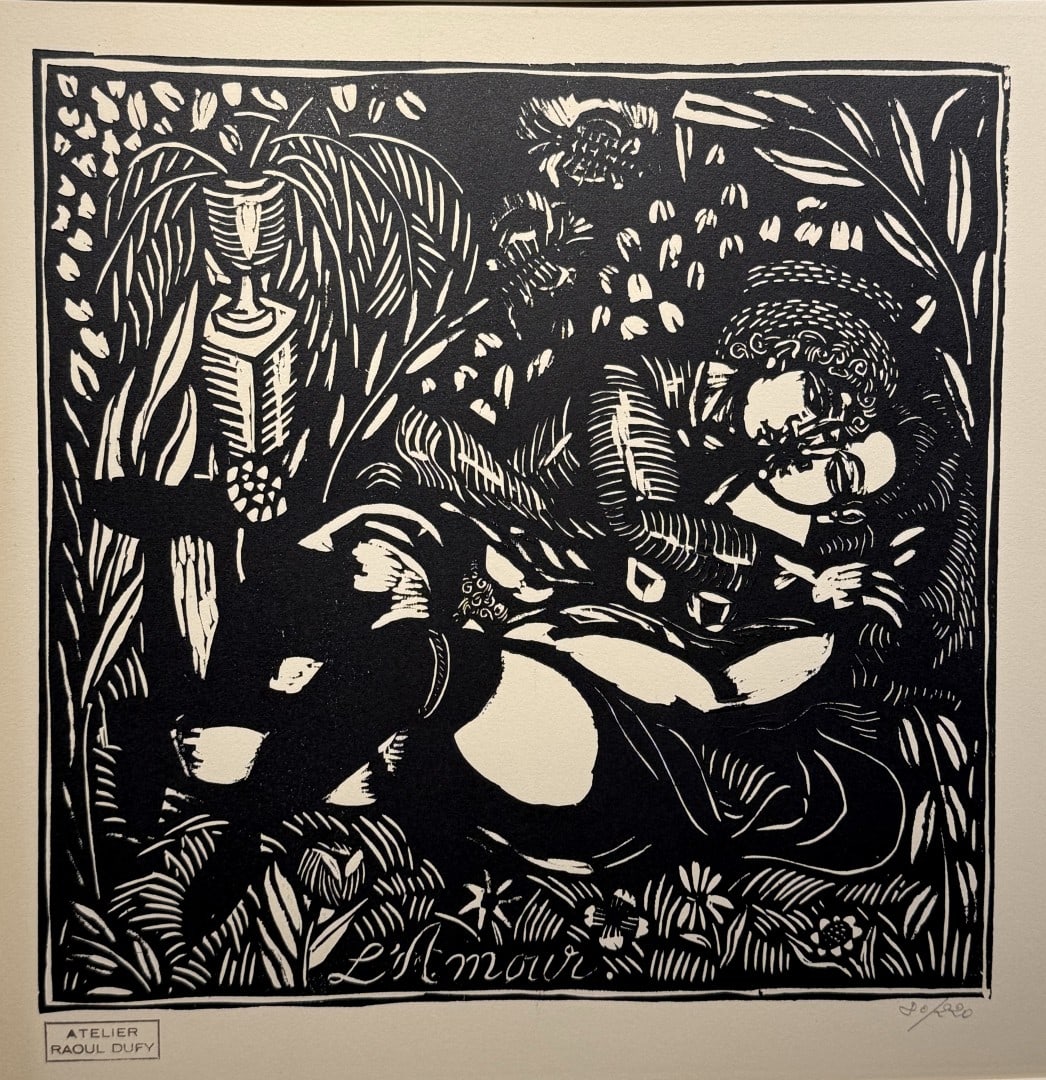 Raoul Dufy; 20thC. French Woodcut - L'Amour (1 of 6)