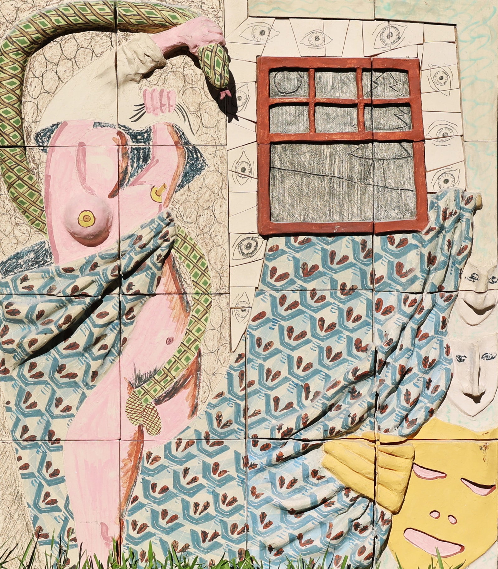 Dimensional Ceramic Art by renowned artist Kiki Smith, featuring her characteristic blend of figurat (1 of 6)