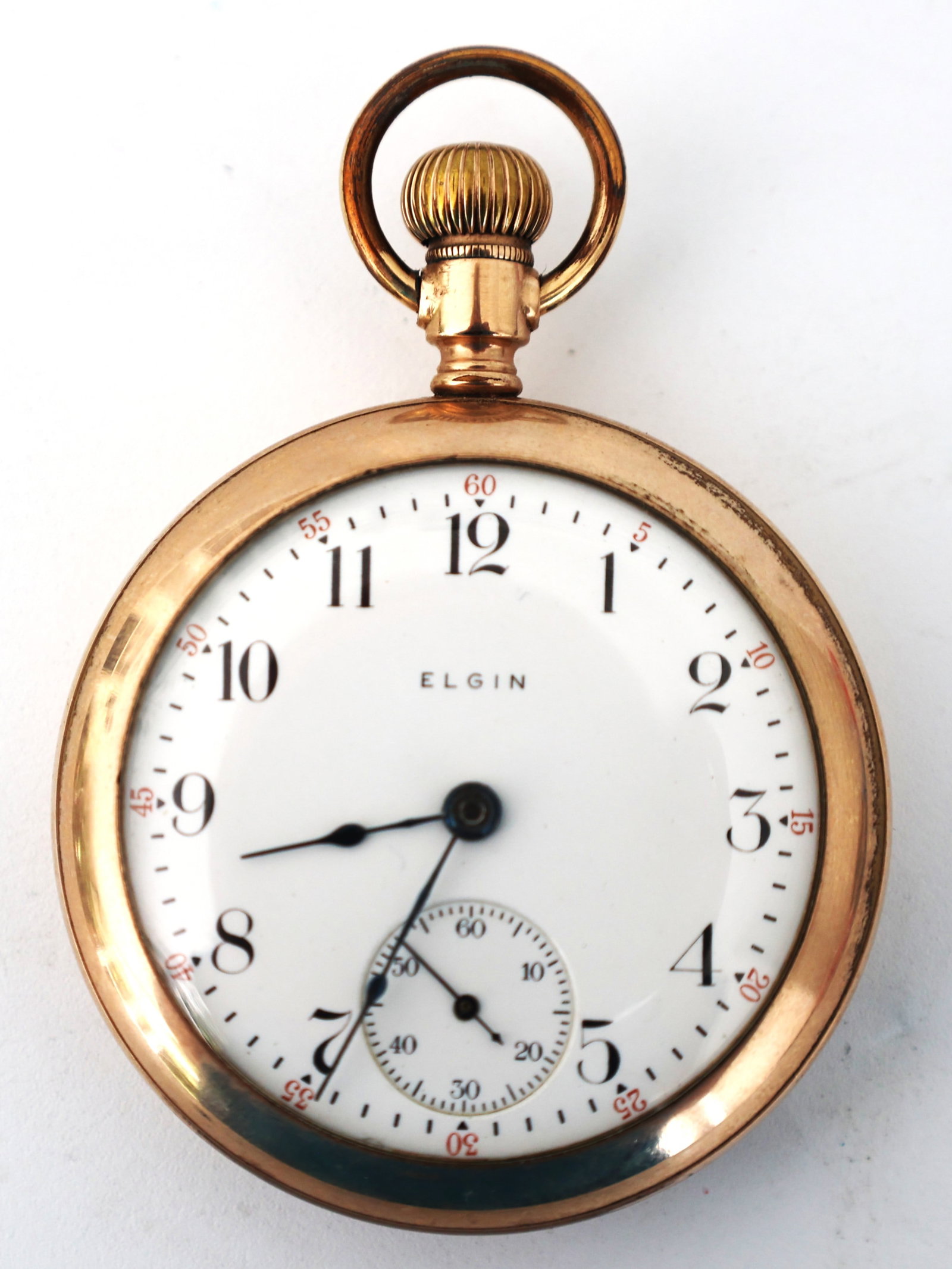 Elgin Pocket Watch, 10K Gold Filled, 17 Jewels 14596847 (1 of 6)