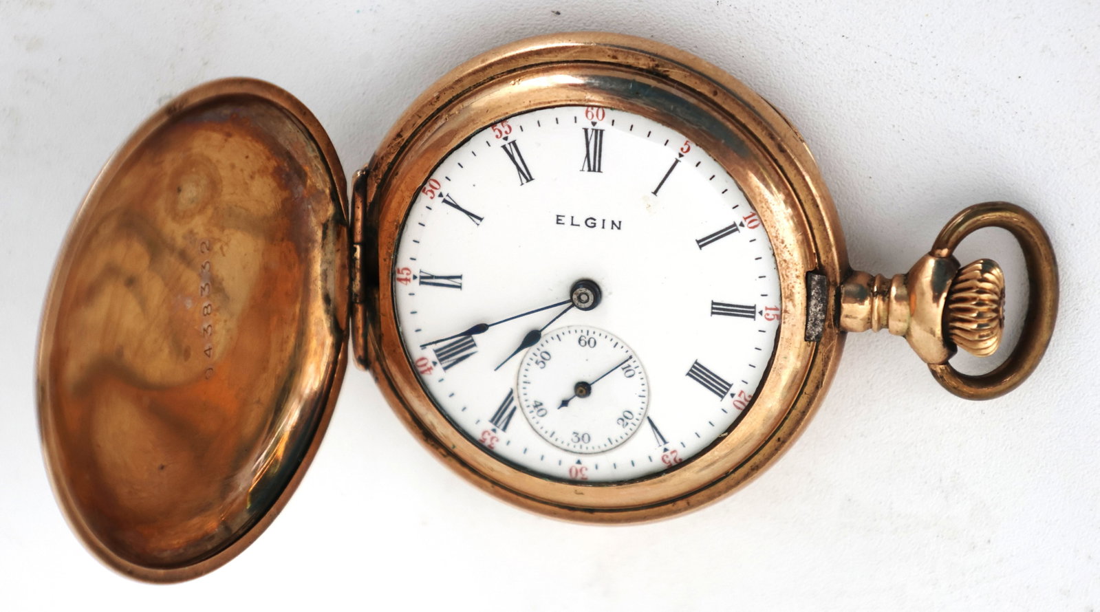 Elgin, Pocket Watch, 10k Gold Filled, Elgin Nat'l Watch Co U.S.A., 11303491 (1 of 6)
