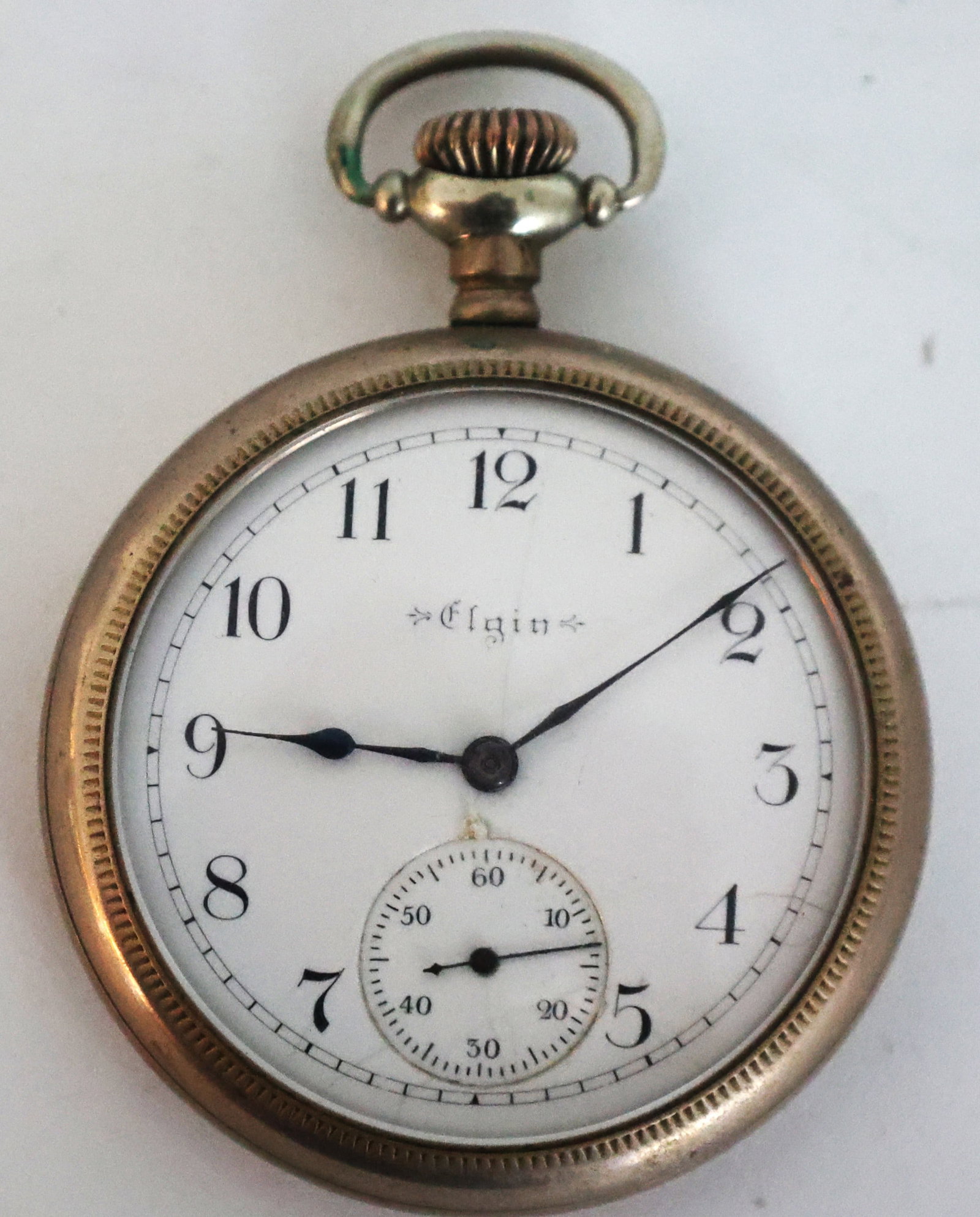 Elgin, Pocket Watch, Elgin Nat'l Watch Co.,15 Jewels: Size: 2 5/8 in. x 2 in. face; Elgin, Pocket Watch, Elgin Nat'l Watch Co.,15 Jewels