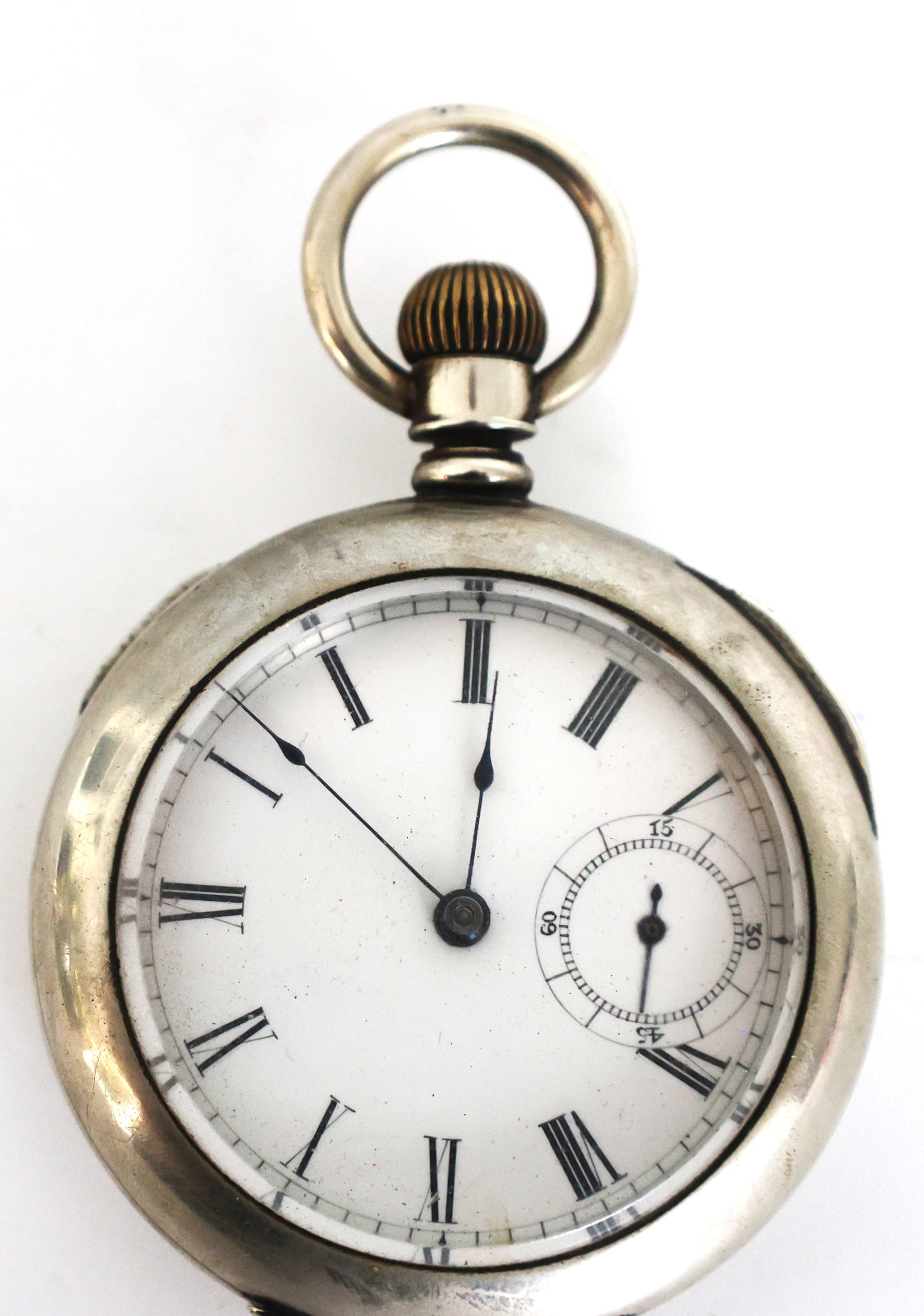 Sterling Movement Pocket Watch (1 of 5)