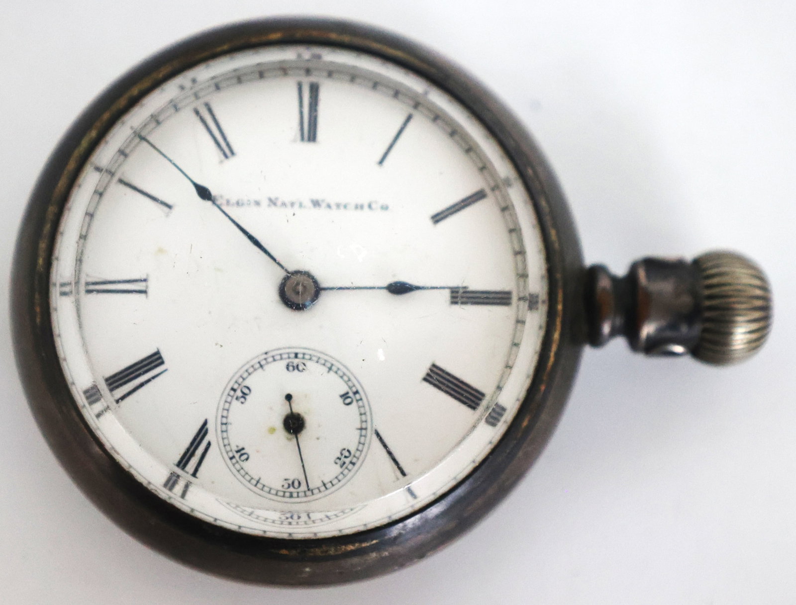 Elgin Pocket Watch, Elgin Nat'l Watch Co.: Size: 2 3/4 in. x 2 in. face;Elgin Pocket Watch, Elgin Nat'l Watch Co.