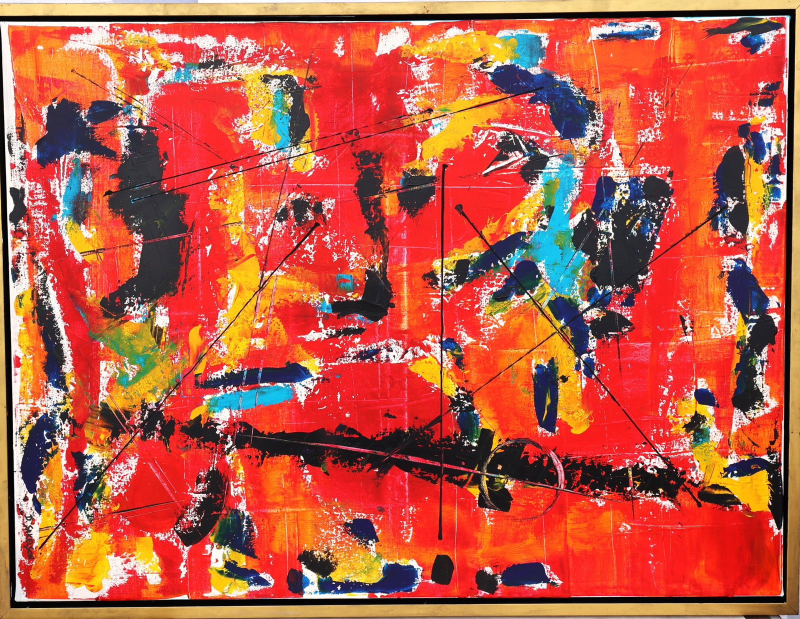 Dennis Sakelson. large-scale contemporary abstract expressionist painting, Listed Artist (1 of 5)