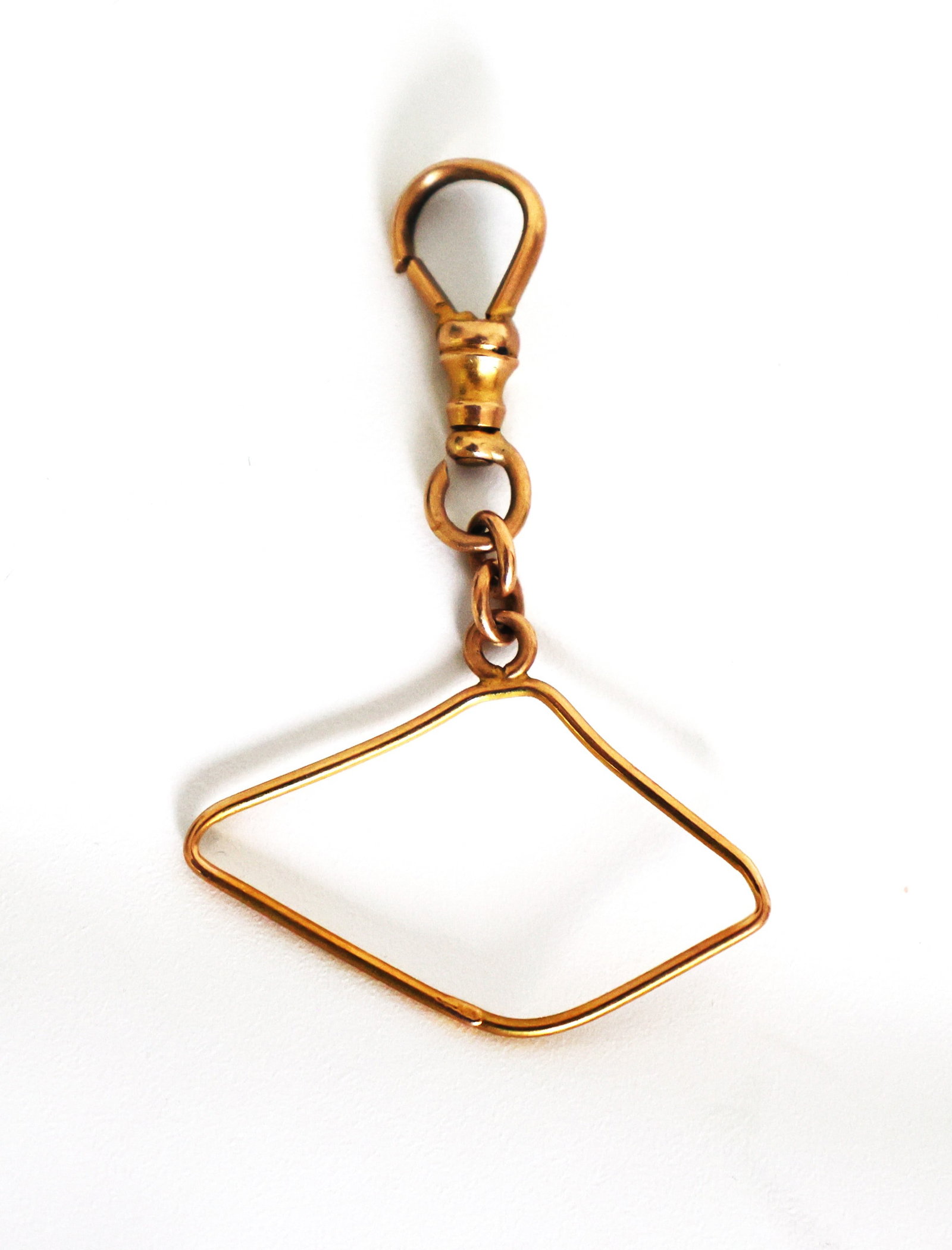 1.50 DWT 14K Gold Watch Fob , 1 1/4 in. x 1 7/8 in. (1 of 2)