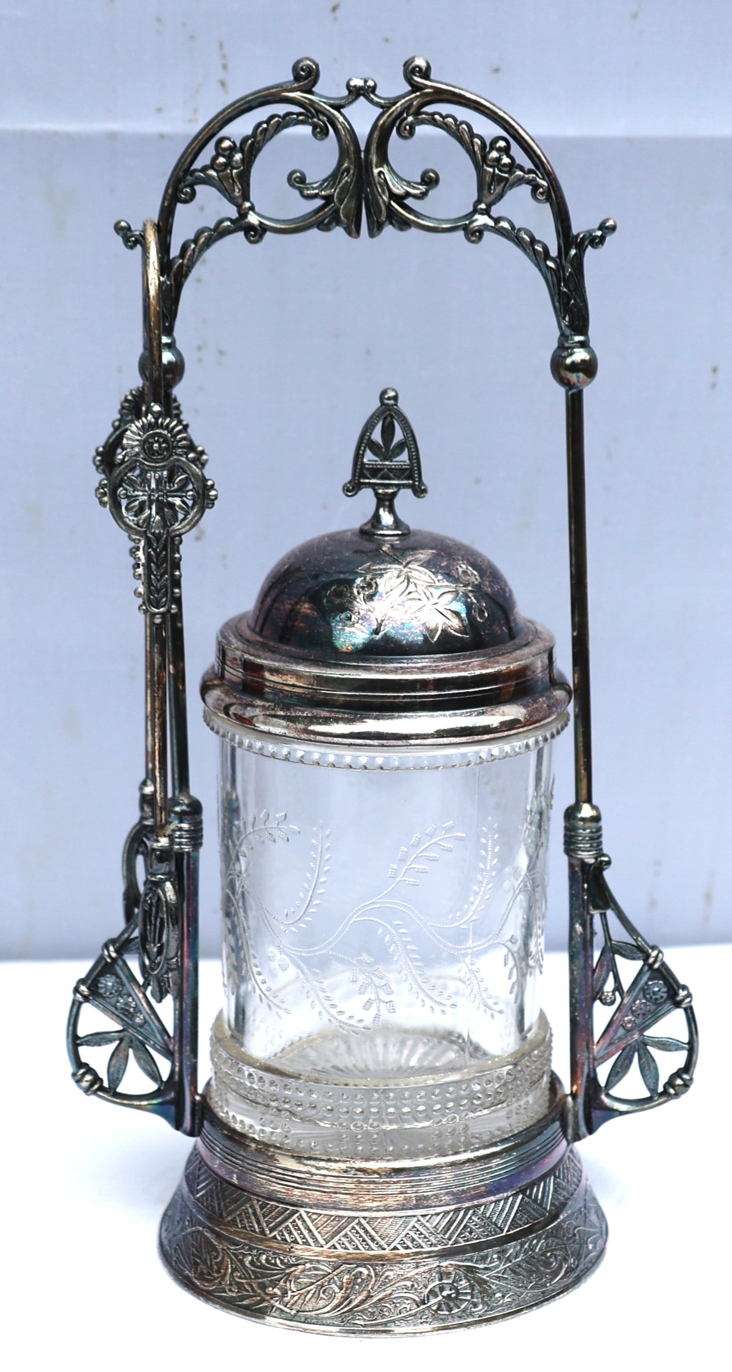 Pairpoint Silver Plate ornate antique pickle castor (1 of 5)