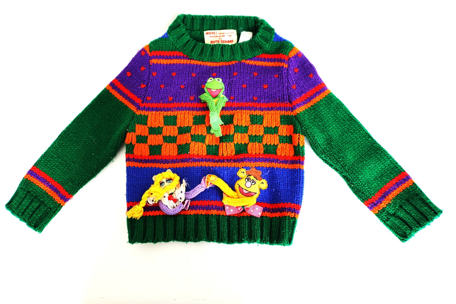 MUPPET Characters Child's Sweater HENSON ASSOC. 1981 by RUTH SCHARF (1 of 6)