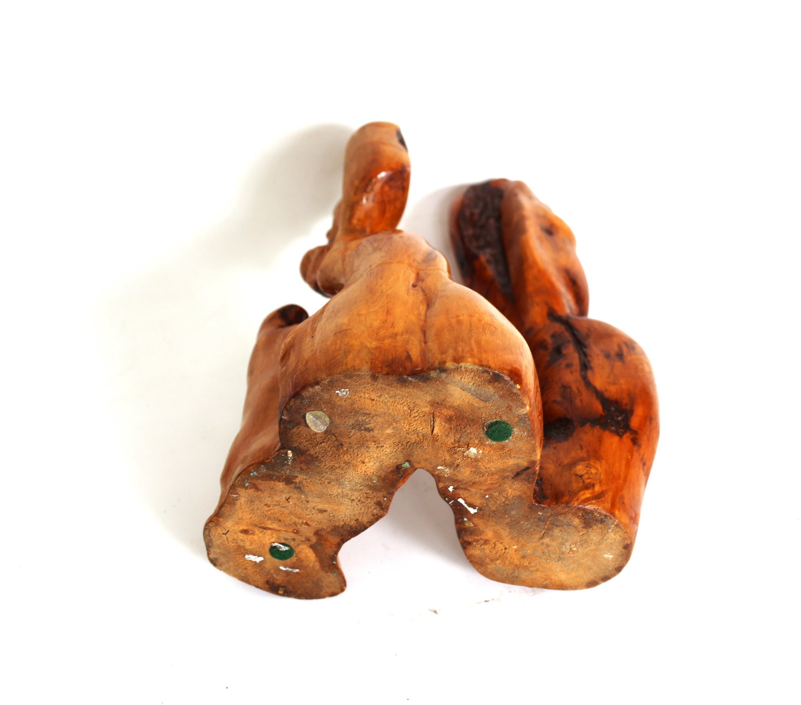 hand-carved abstract sculpture made from a single piece of wood - 6