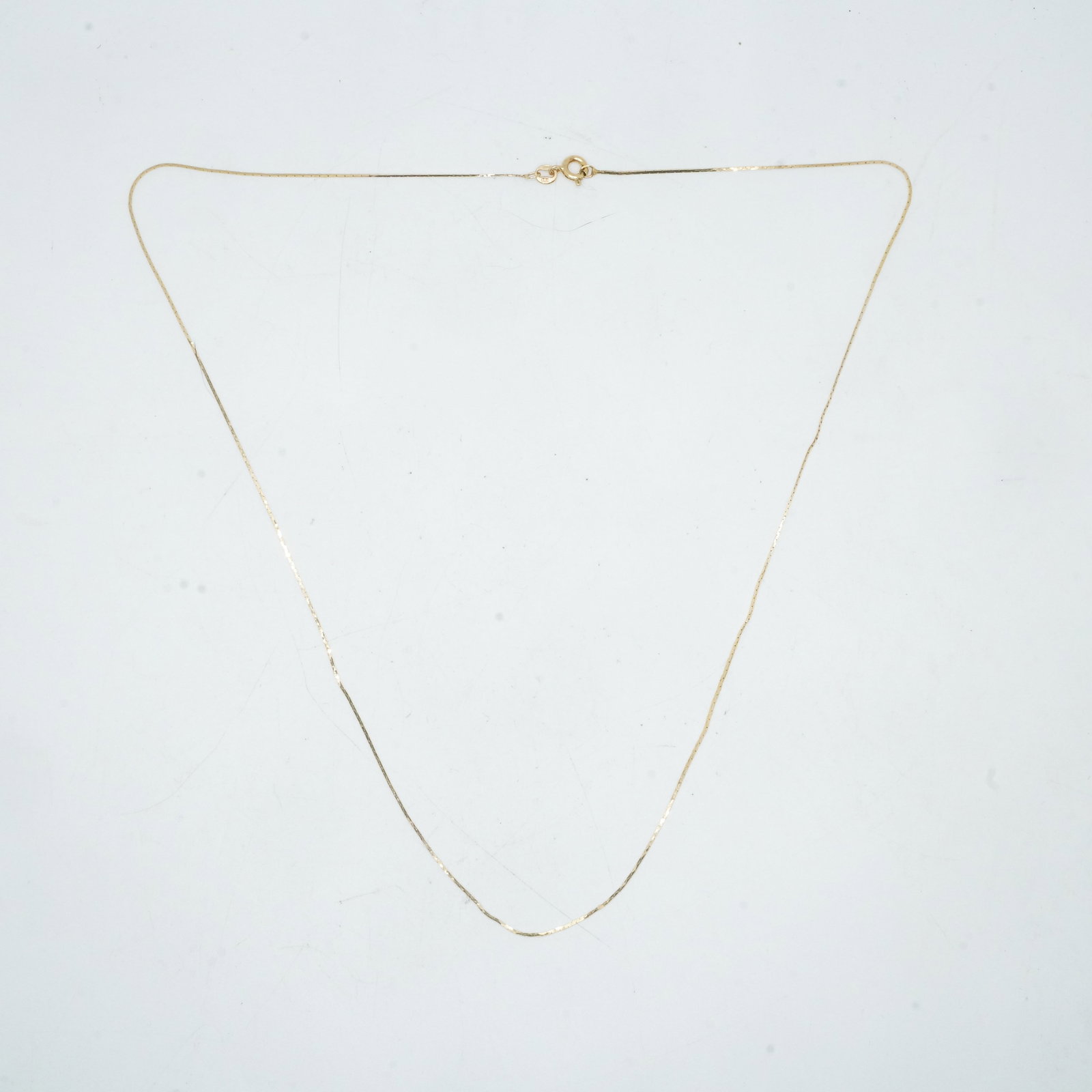 10K Yellow Gold 0.68 DWT Italy Gold Chain 18 inches length: 10K Yellow Gold 0.68 DWT Italy Gold Chain 18 inches length