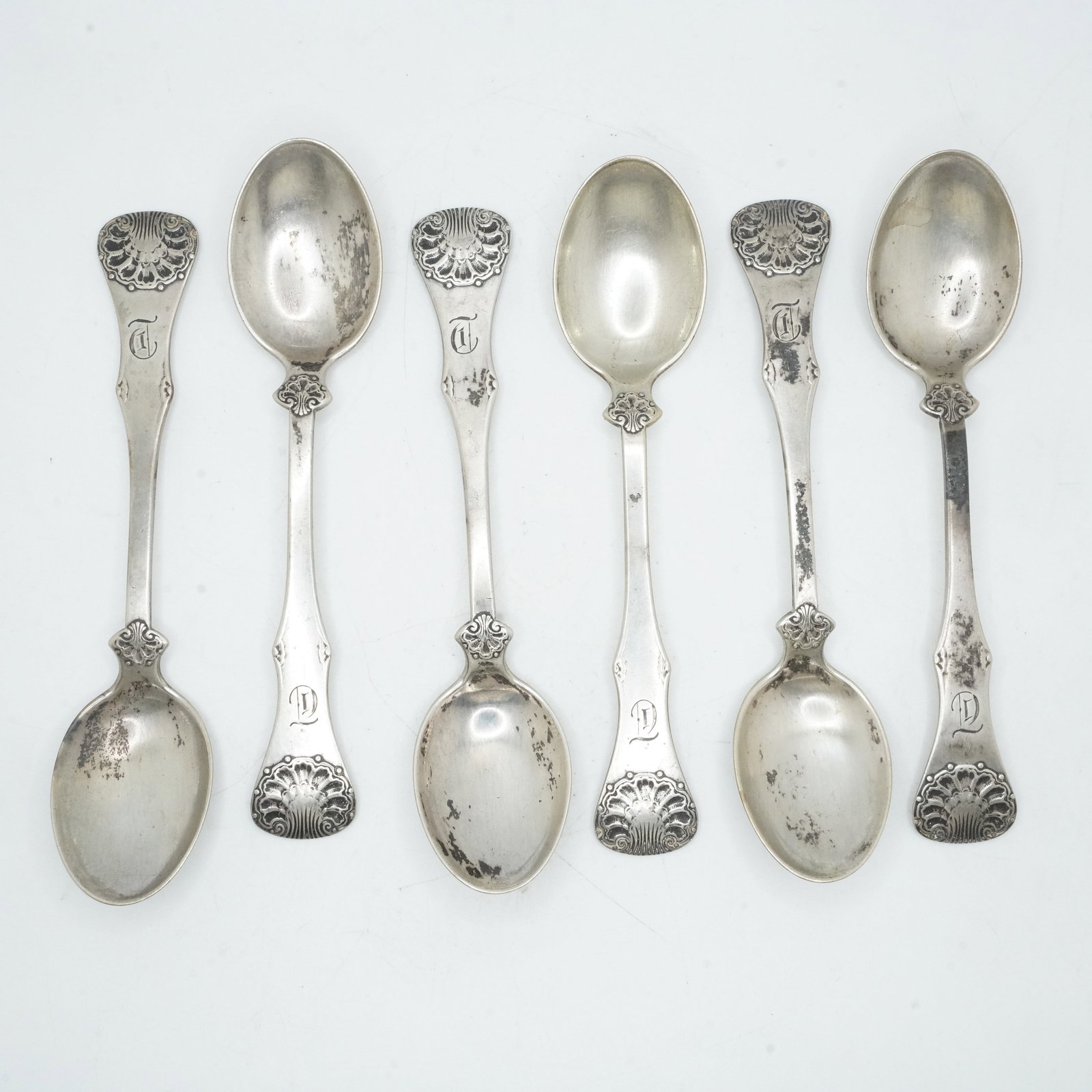 92.10 Grams .830 S NW Norway Set 6 Spoons 4 3/4 in. x 1 in. (1 of 16)
