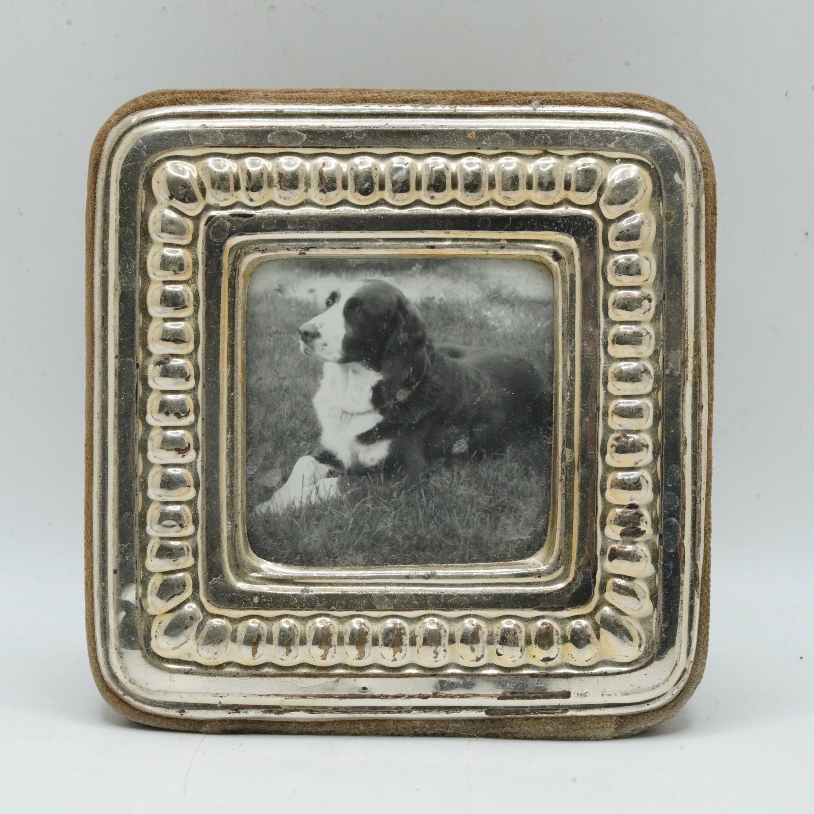 Sterling Silver Wide Picture Frame, inner size 2 1/4 in. x 2 in. , outer size 3 1/2 in. x 3 1/2 in. (1 of 11)