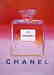 Chanel Red & Pink, Offset Lithograph on Paper Mounted