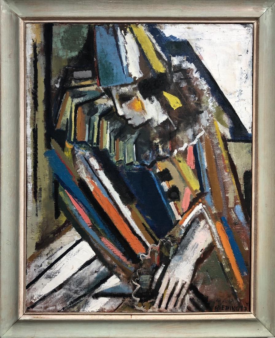 Fred Riedinger, "Stephen H. Wilder": oil on canvas 1957 sight 22" wd. x 28" ht. frame 26.5" wd. x 32.5" ht. Provenance: the collection of the Art Academy of Cincinnati