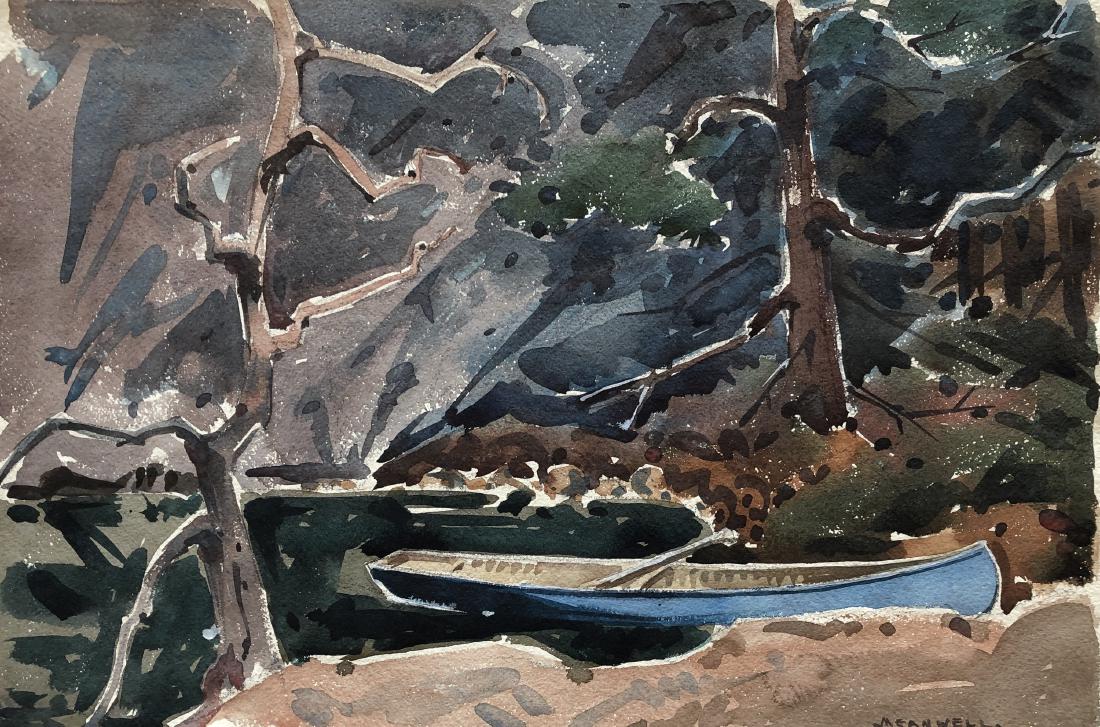 Jack Meanwell "Canoe #1321" (1 of 2)