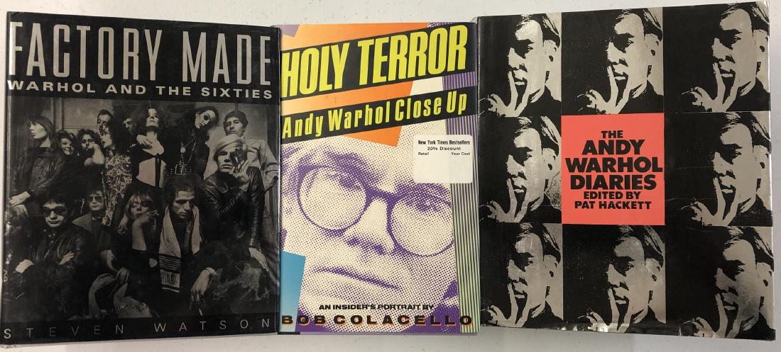 Three Andy Warhol Books (1 of 1)