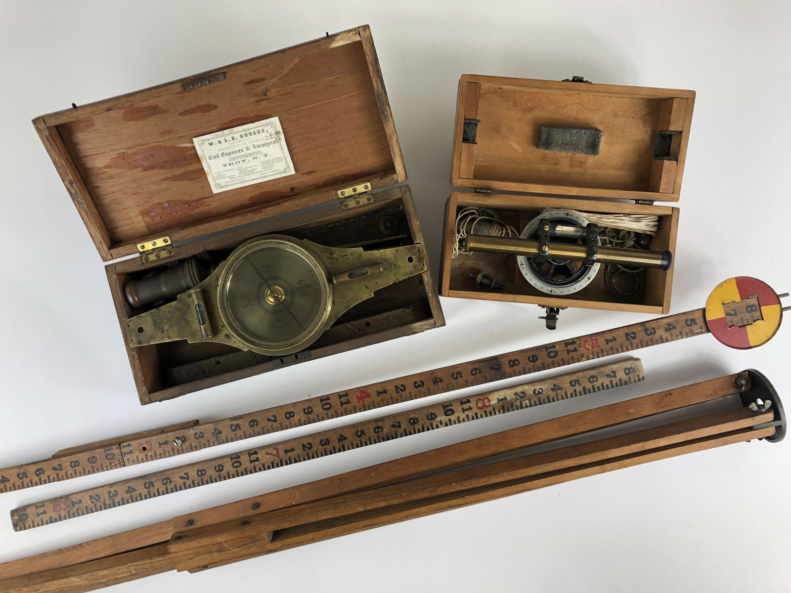 New York Surveyer's Compass and Accessories (1 of 7)
