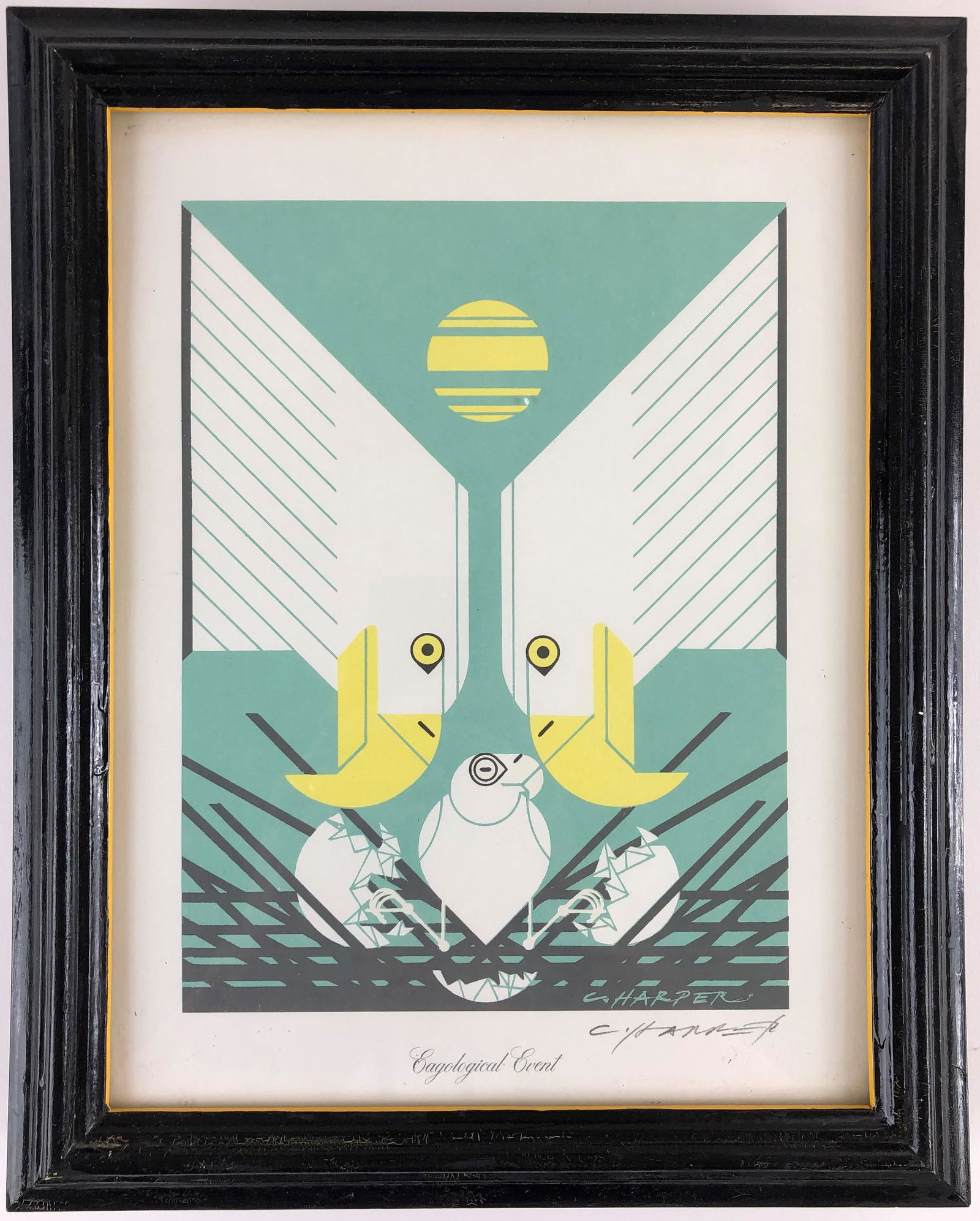 Charles Harper Signed Print, "Eagological Event" (1 of 1)