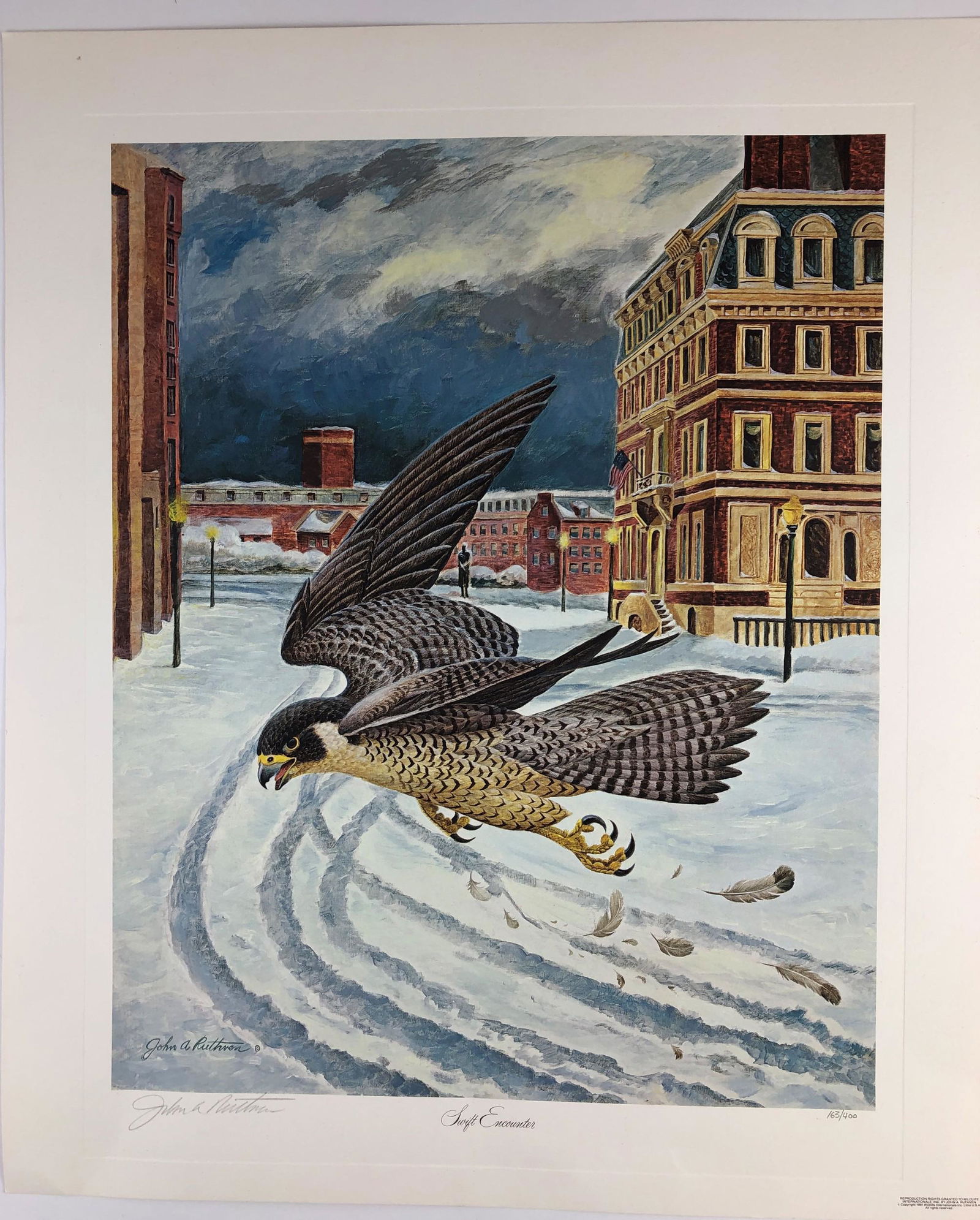 Two Signed John Ruthven Prints Oct 27, 2019 Caza Sikes in OH