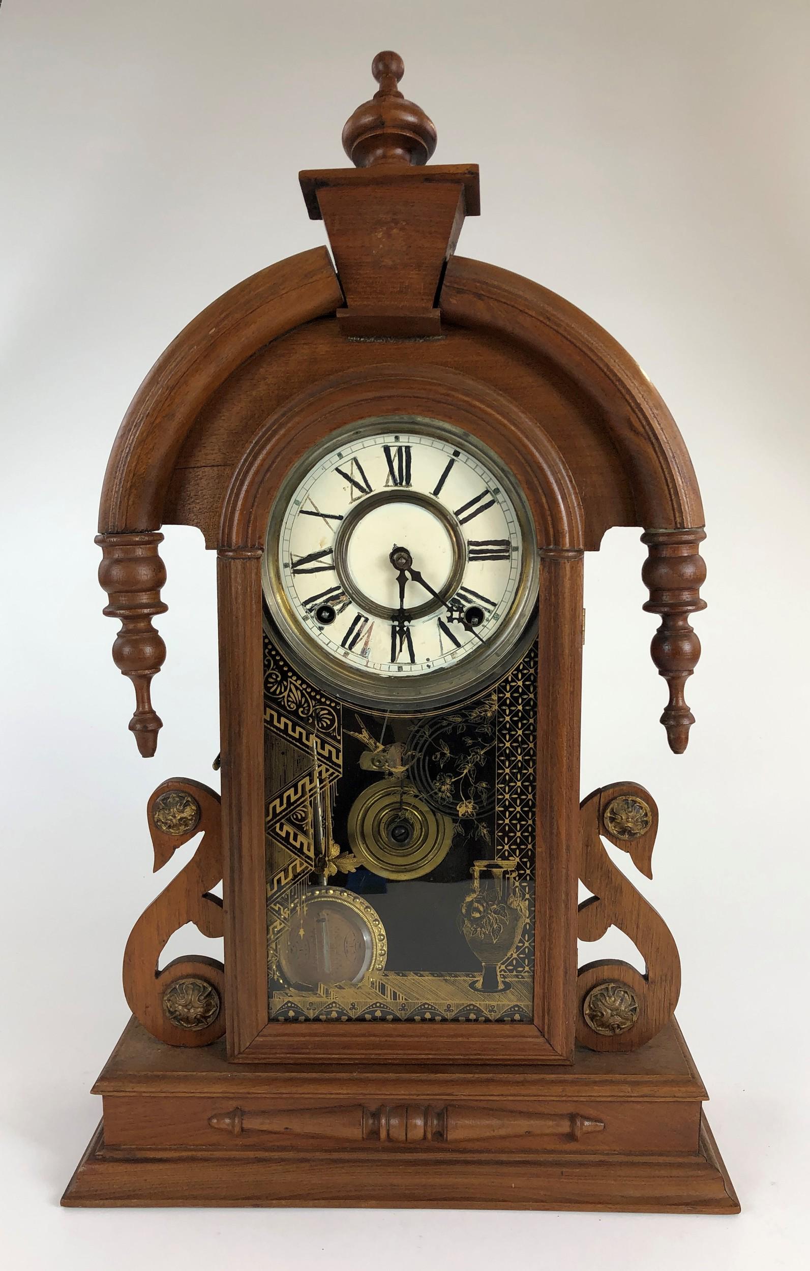Carved Shelf Clock (1 of 3)