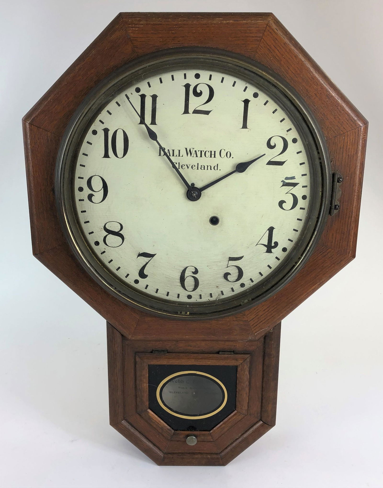Webb C. Ball Hanging Regulator Clock (1 of 3)