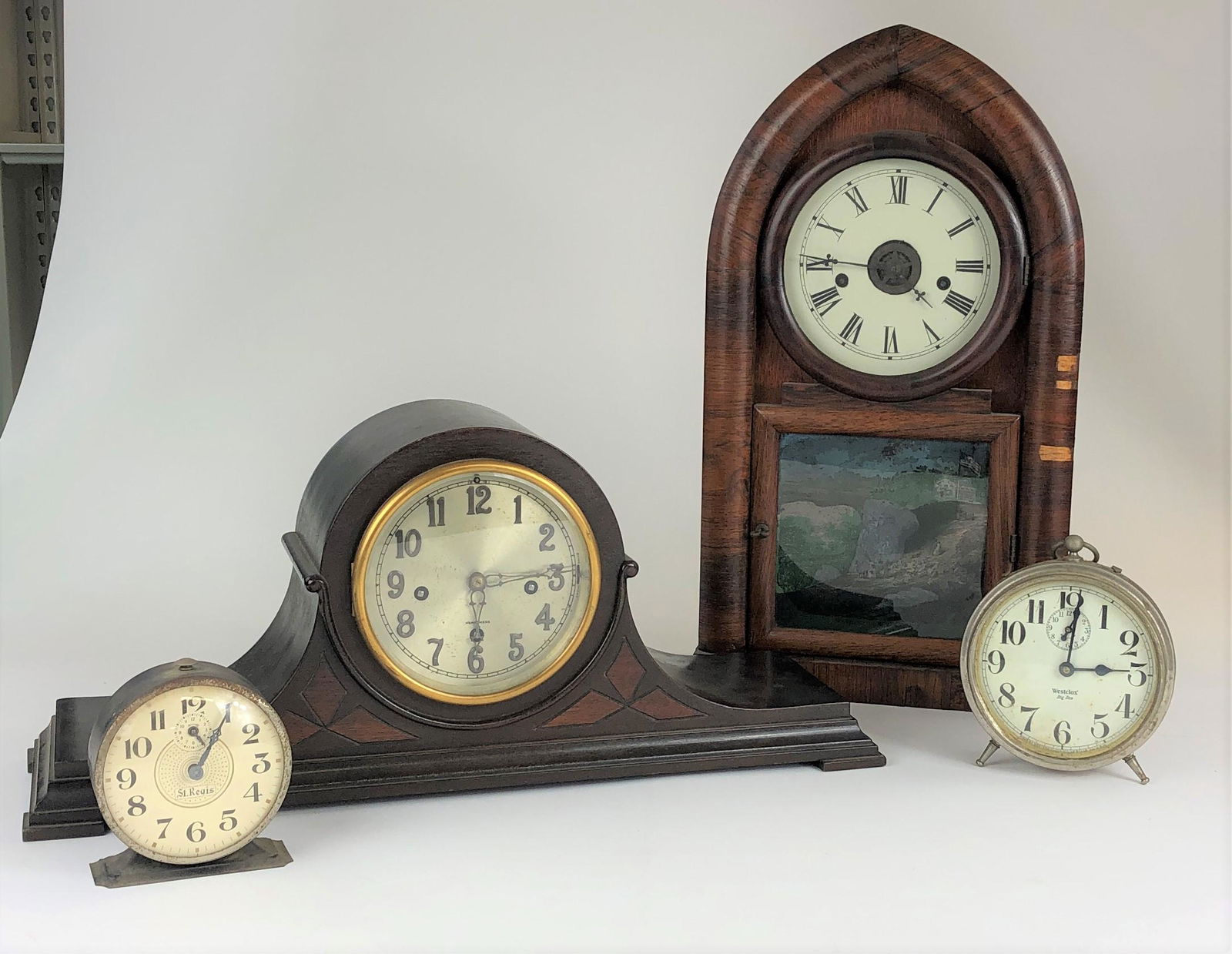 Four Antique Clocks (1 of 3)