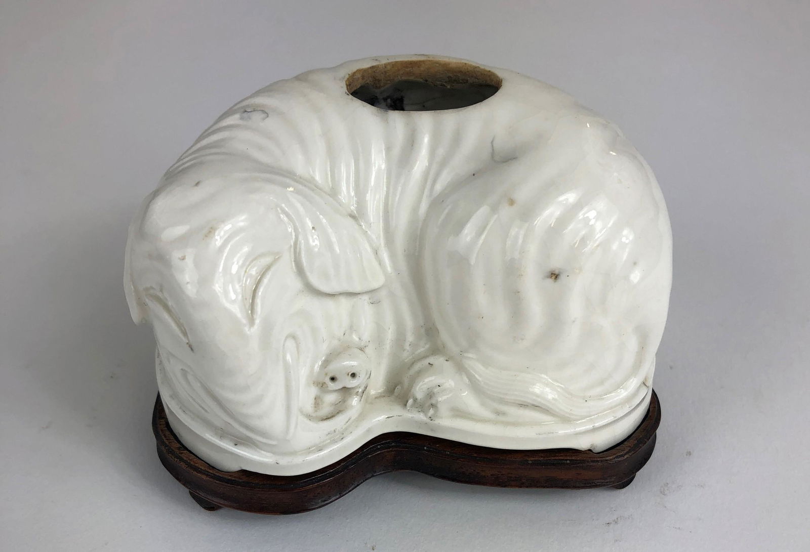 A Japanese Blanc de Chine Elephant Brush Washer (1 of 10)