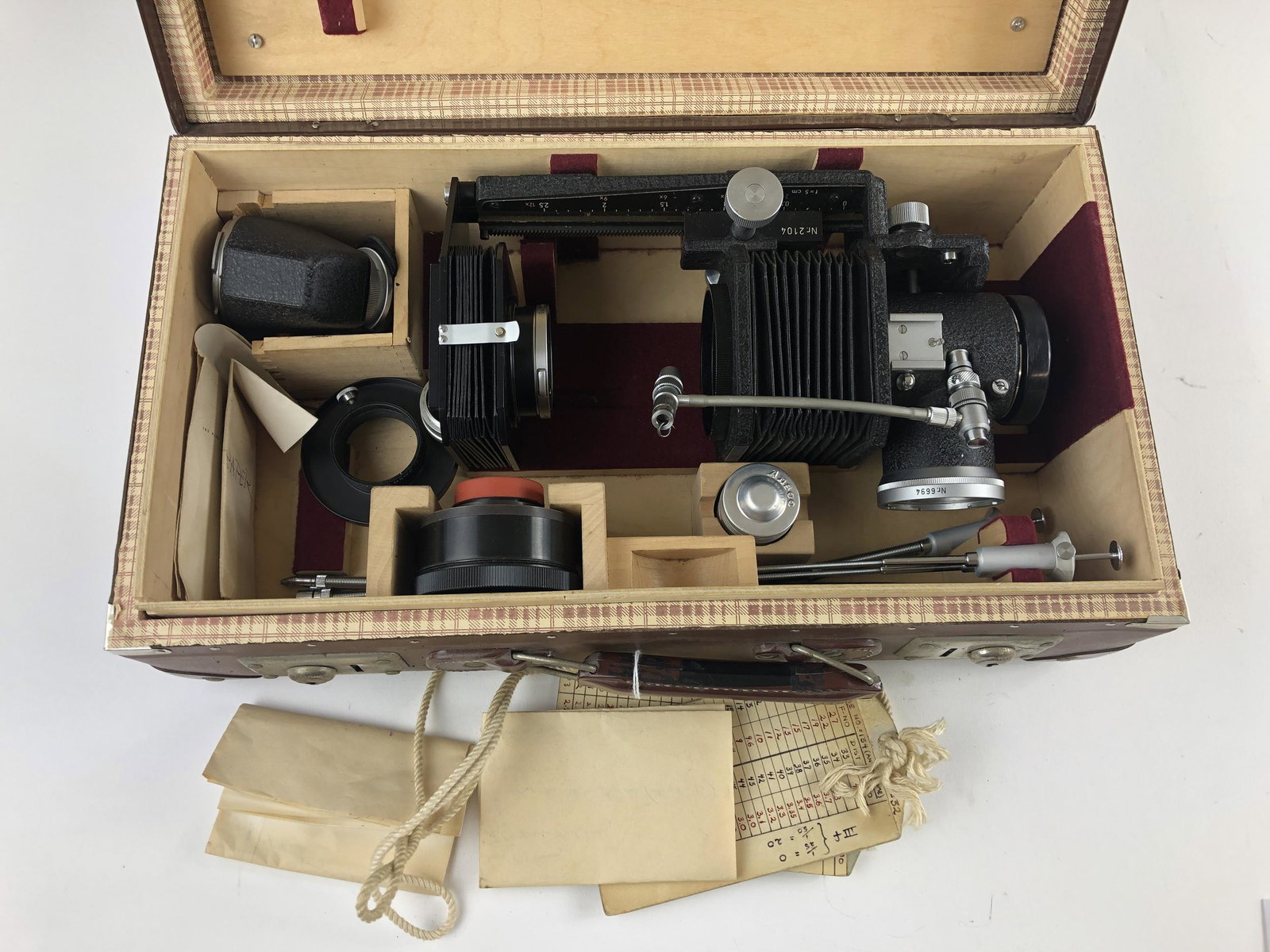 Leitz Visoflex bellows and accessories in original: Leitz Visoflex bellows and accessories in original carrying case