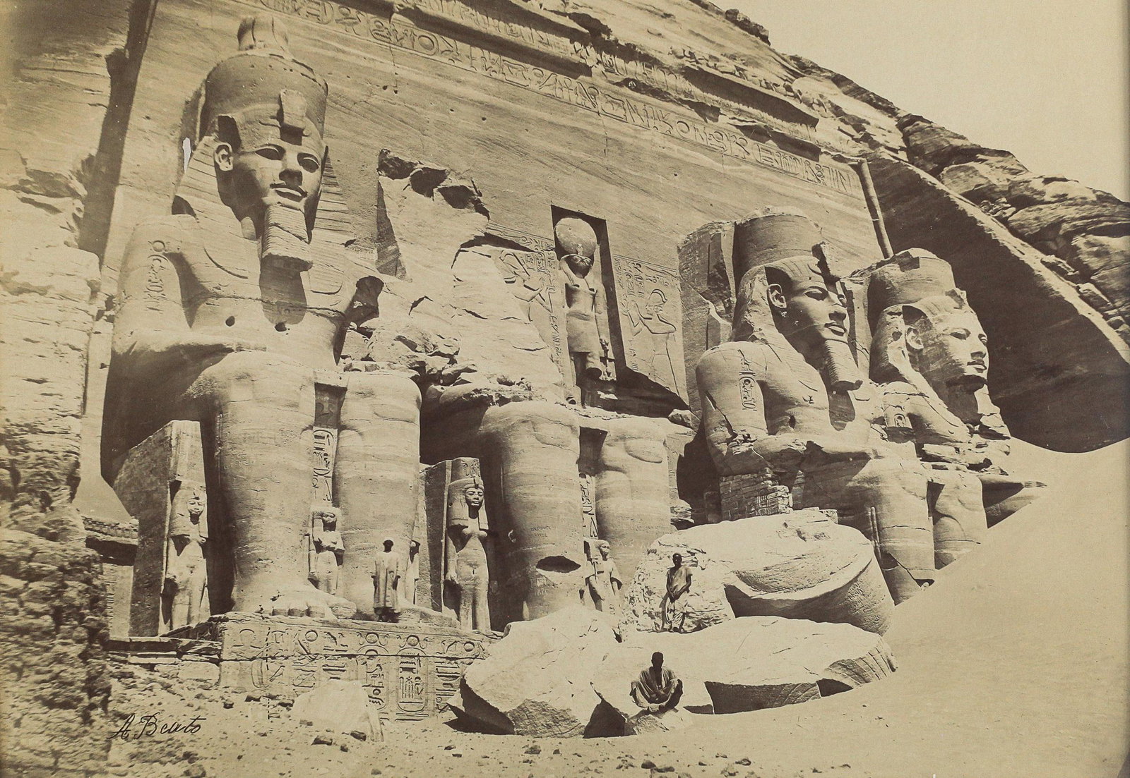 Antonio Beato (1825-1903), Egyptian Ruins (1 of 2)