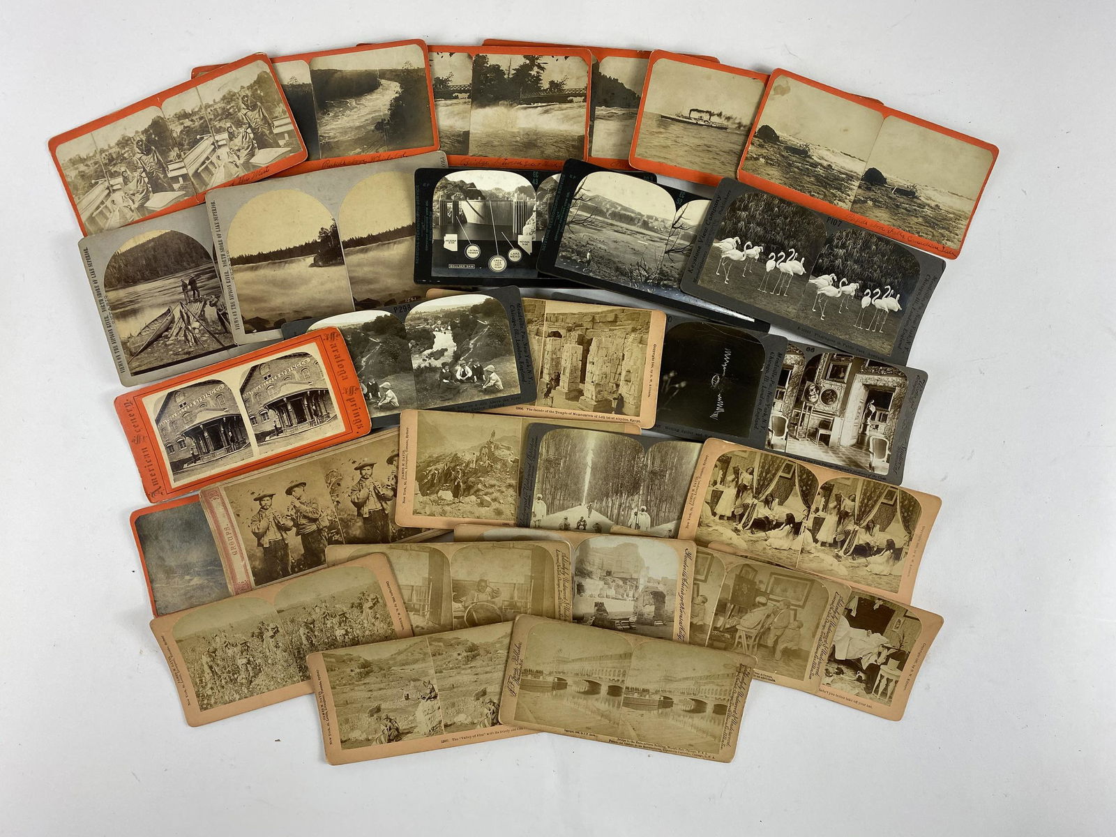 Group of Cabinet Cards and Stereoviews including (1 of 4)