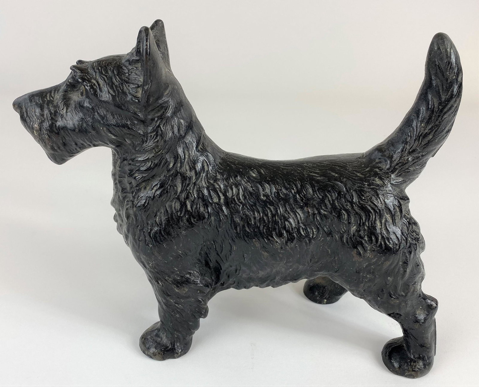 Terrier Cast Iron Doorstopper: 8.5" ht.