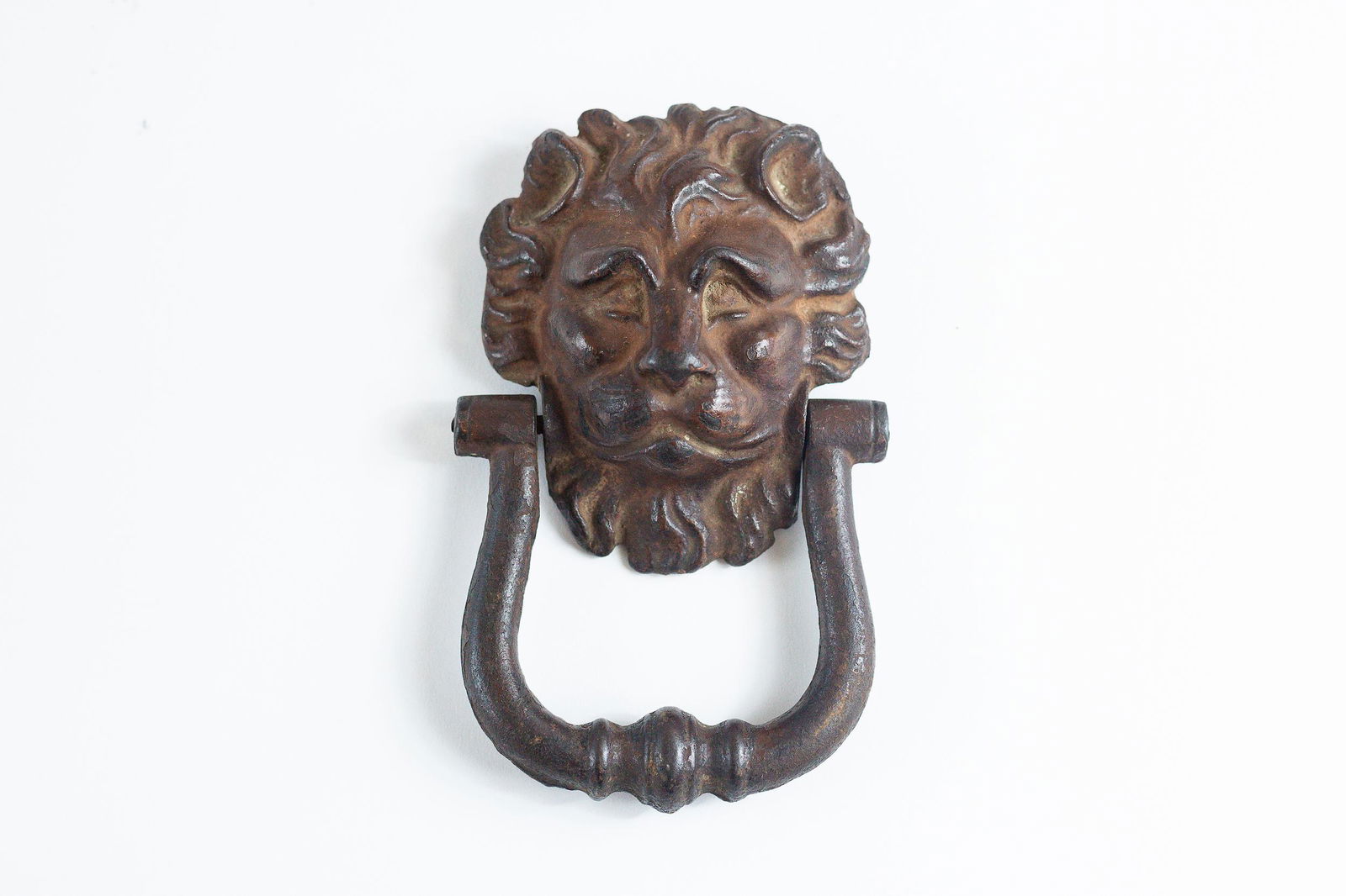 19th Century Cast Iron Lion Door Knocker (1 of 4)