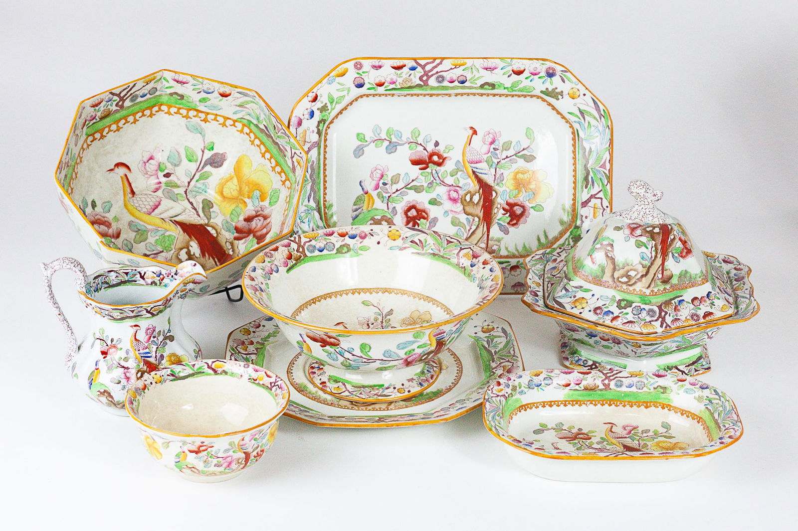 Collection of Ashworth Bros Hanley Ironstone (1 of 9)