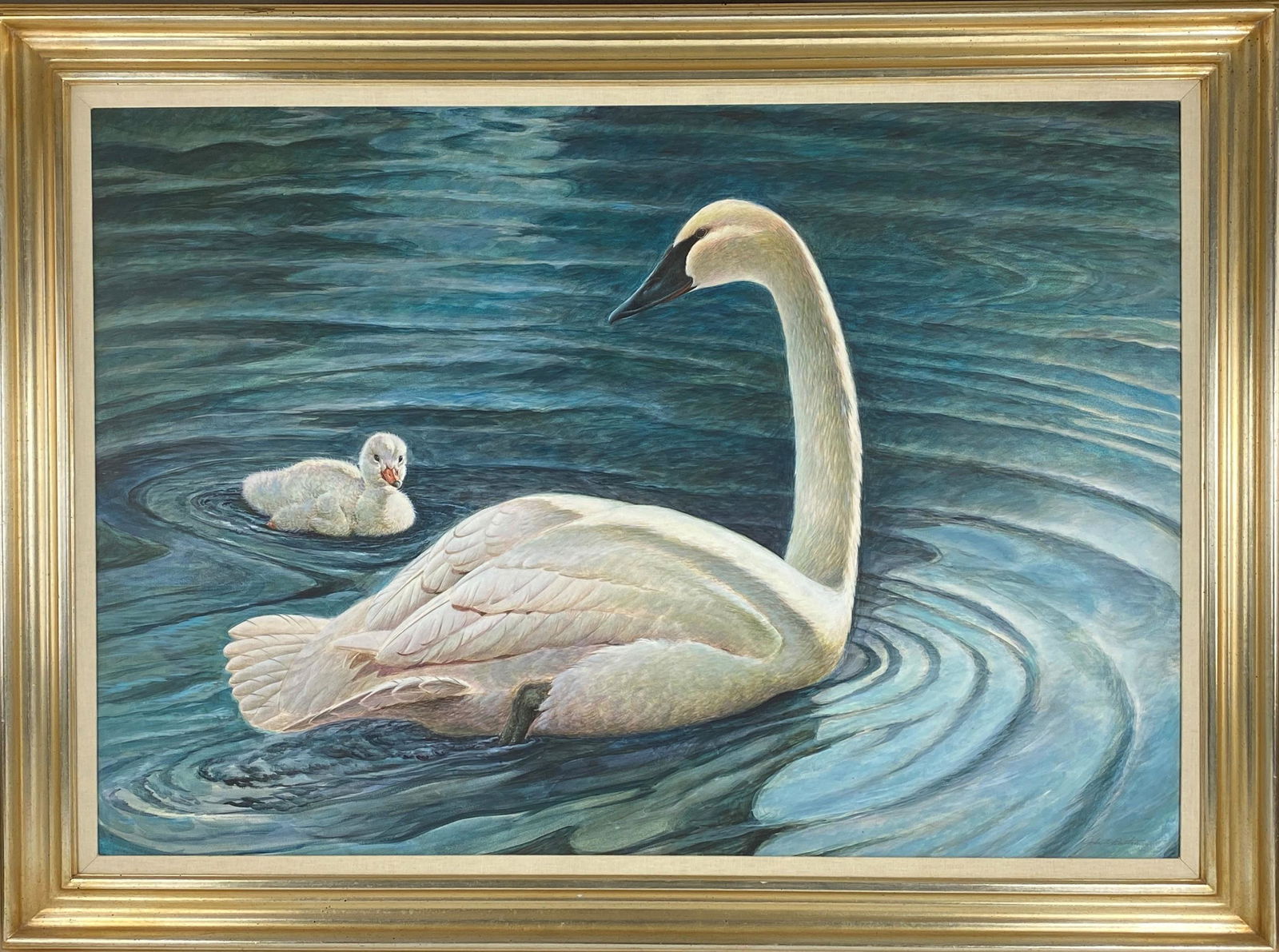 Large John Ruthven Painting "Trumpeter Swans" (1 of 6)