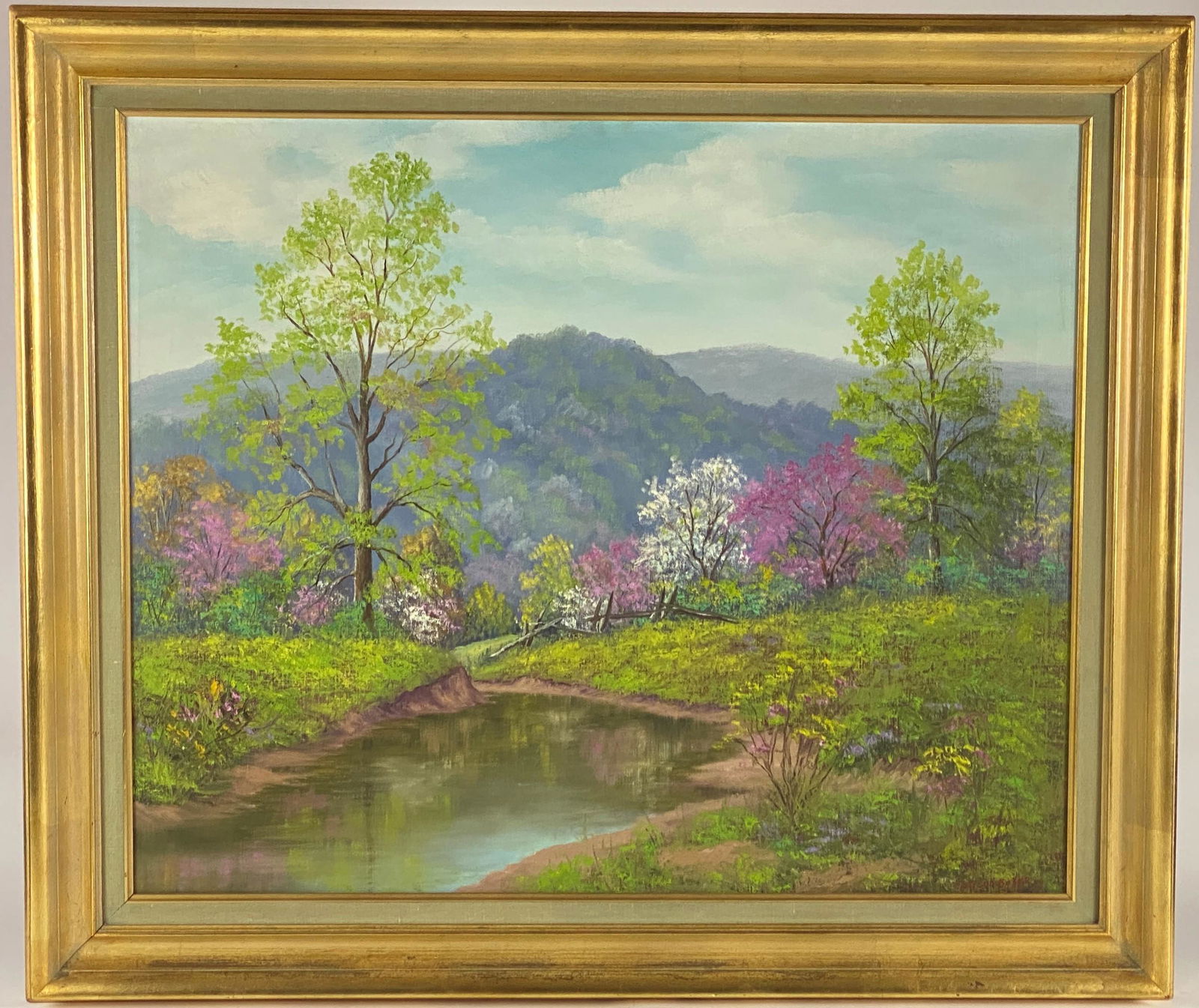 "Bear Creek, Brown County", Indiana Scene by Clayson (1 of 6)