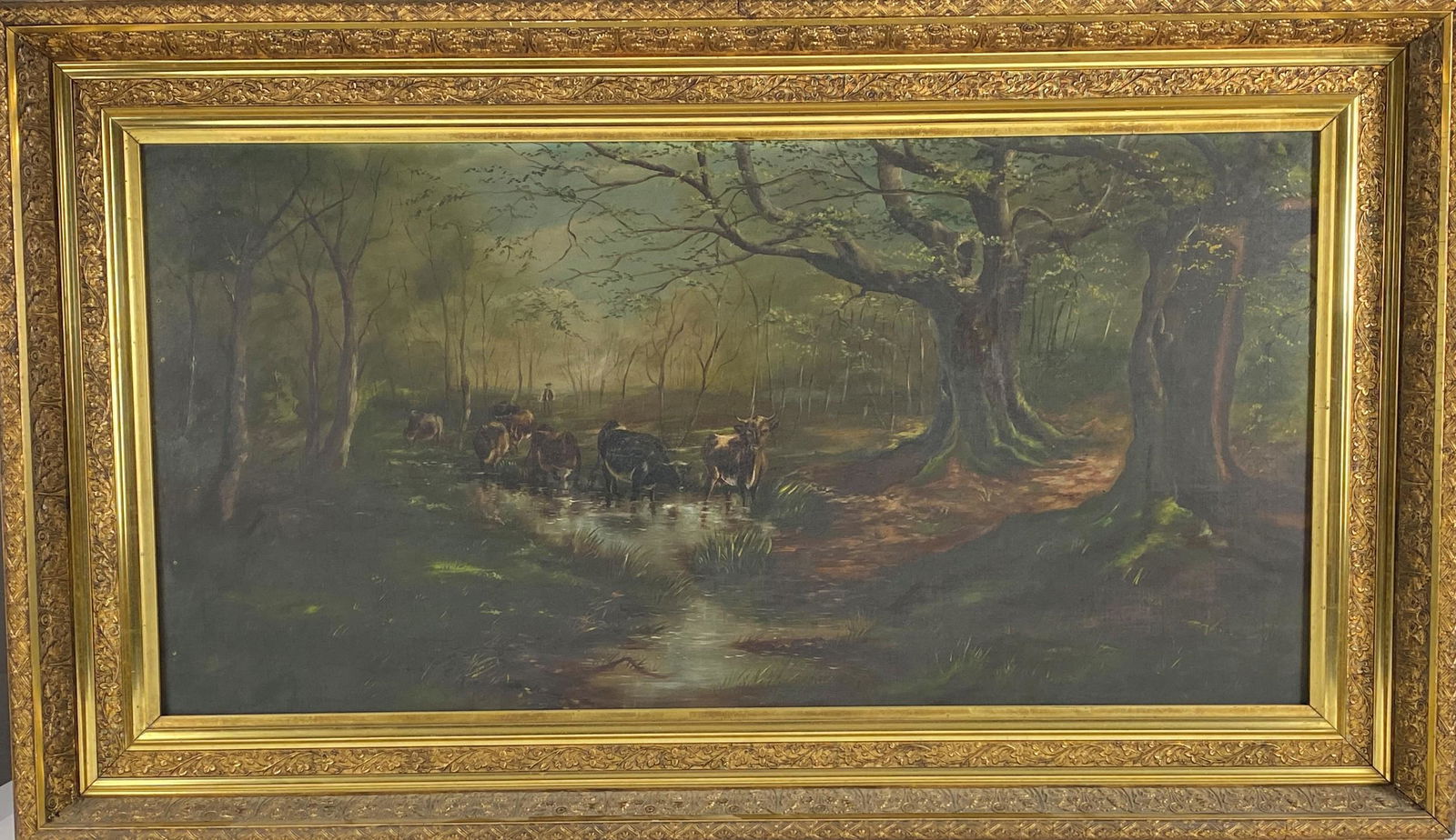 19th Century American School Forest Landscape by (1 of 5)