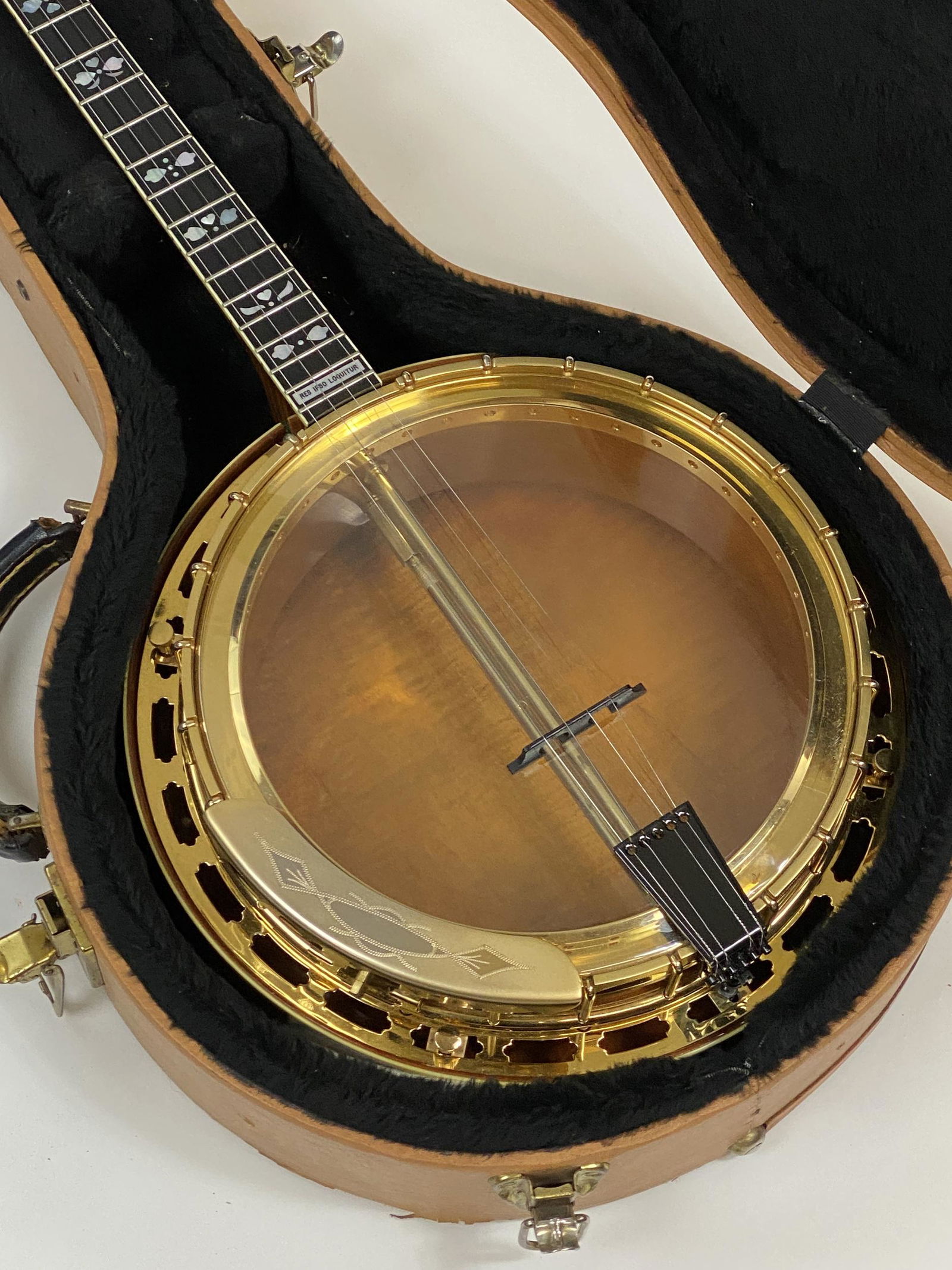 A Custom Turner Four String Tenor Banjo in Case (1 of 9)