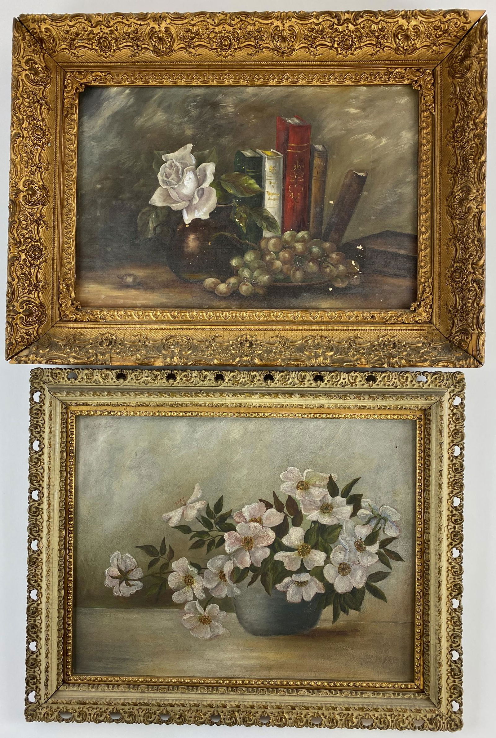 A Pair of American School Still Life Paintings (1 of 6)