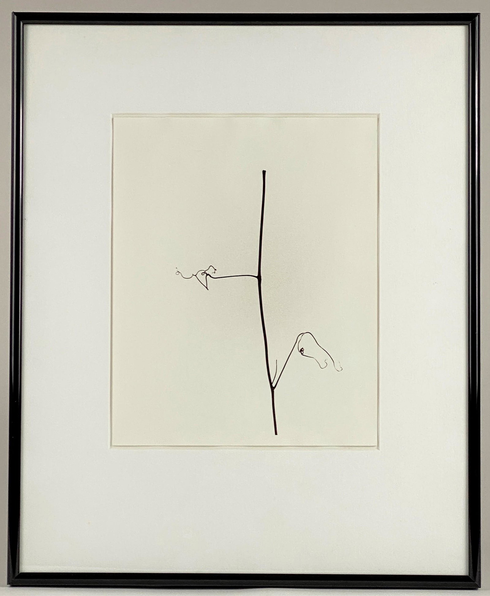 Lisa Britton (American, 21th Century), "Grapevine": Silver Gelatin photograph, signed to reverse backing and dated 1999; 10" x 8" (sight), 17" x 14" (framed).
