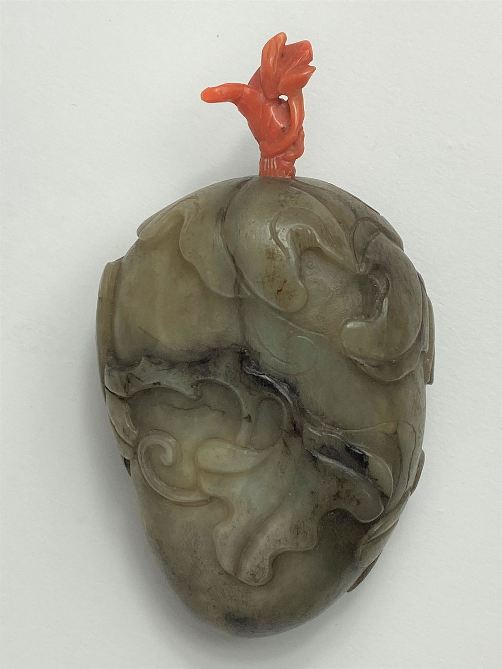 Chinese Pebble Form Jade Snuff Bottle (1 of 8)