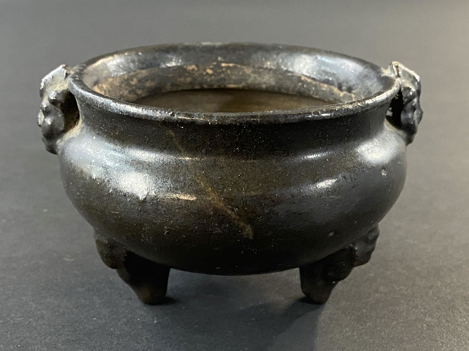 Small Chinese Pottery Incense Burner (1 of 7)