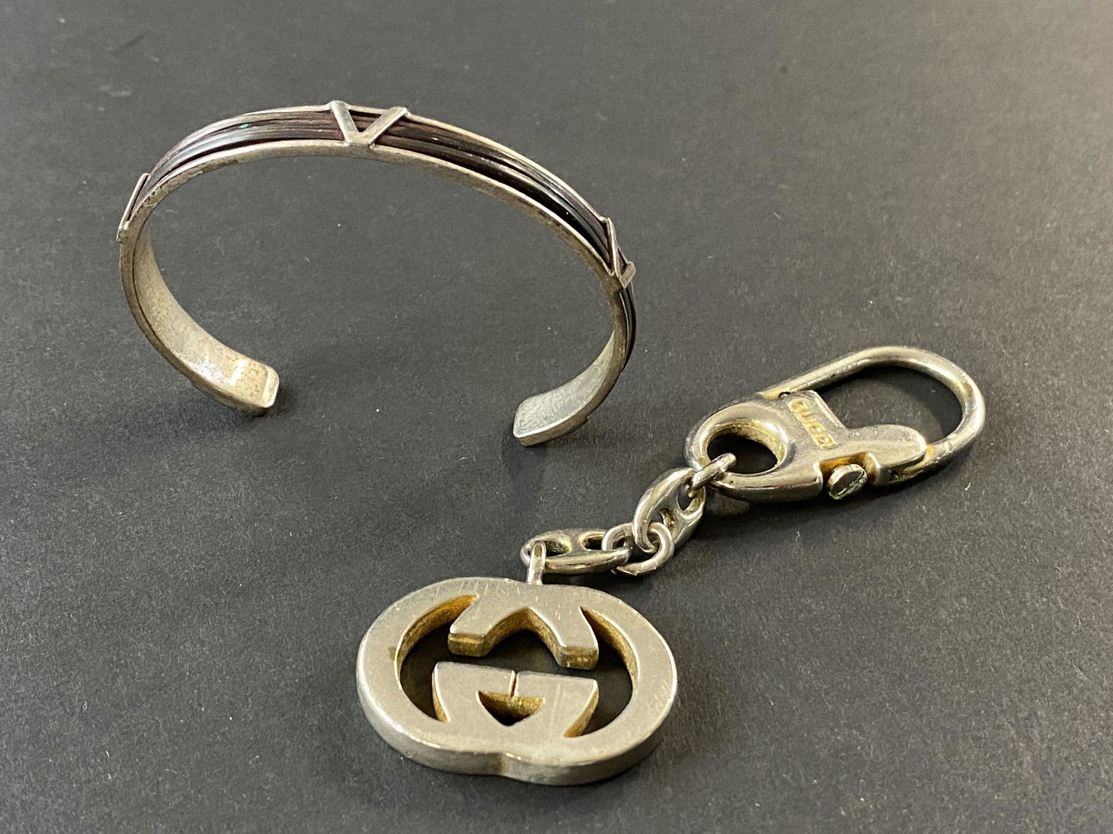 Gucci Key Chain and Valentino Bracelet (1 of 5)