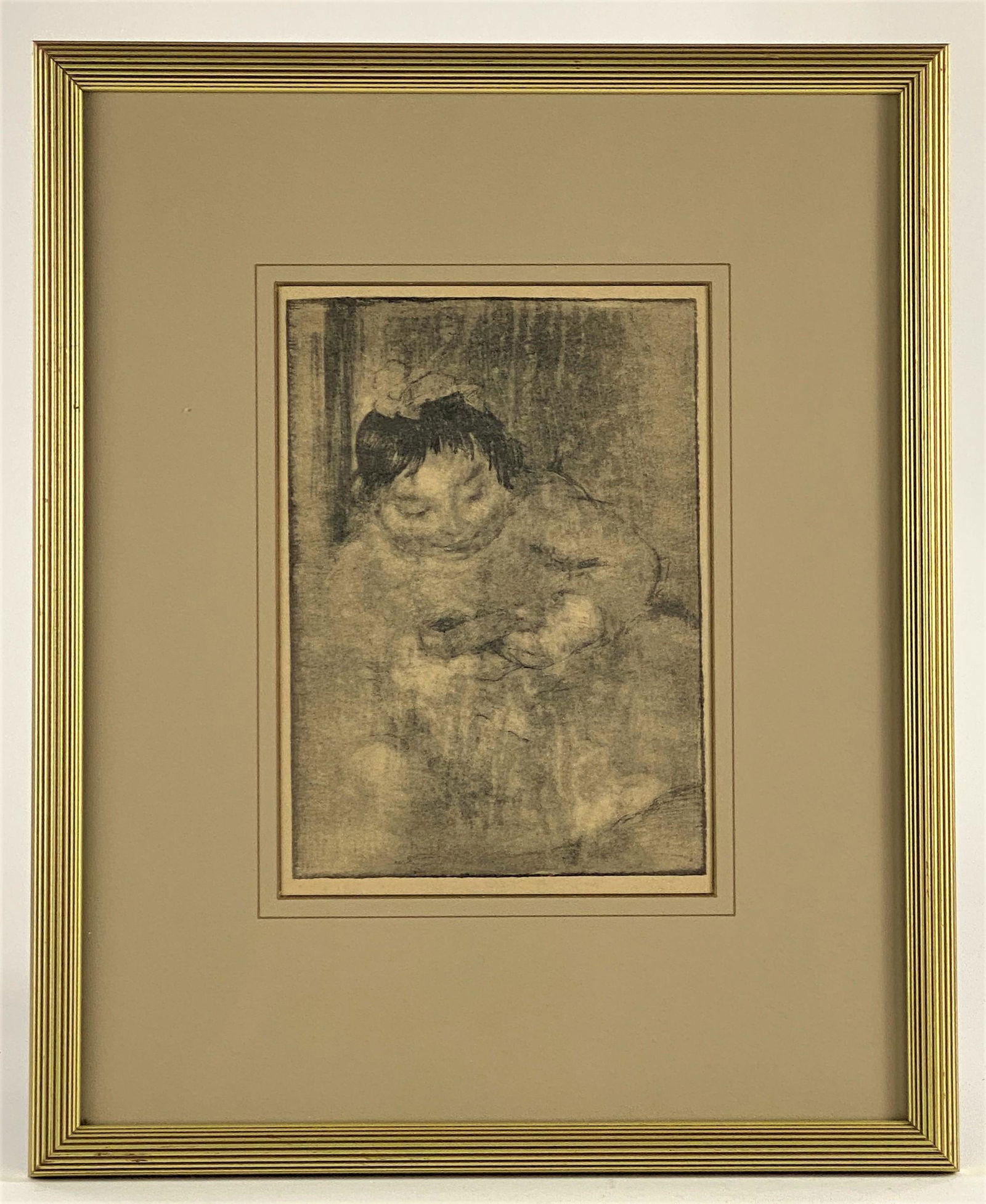 James Roy Hopkins Lithograph "Babyface" (1 of 2)