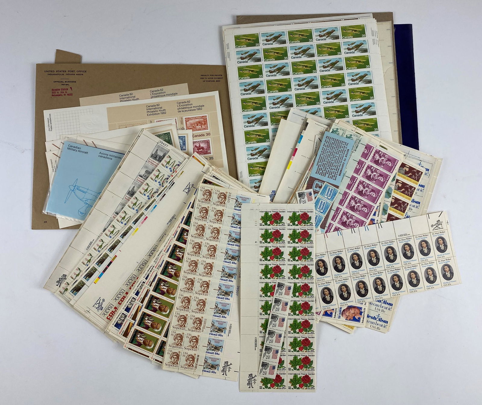 Collection of Loose and Sheeted Stamps (1 of 5)