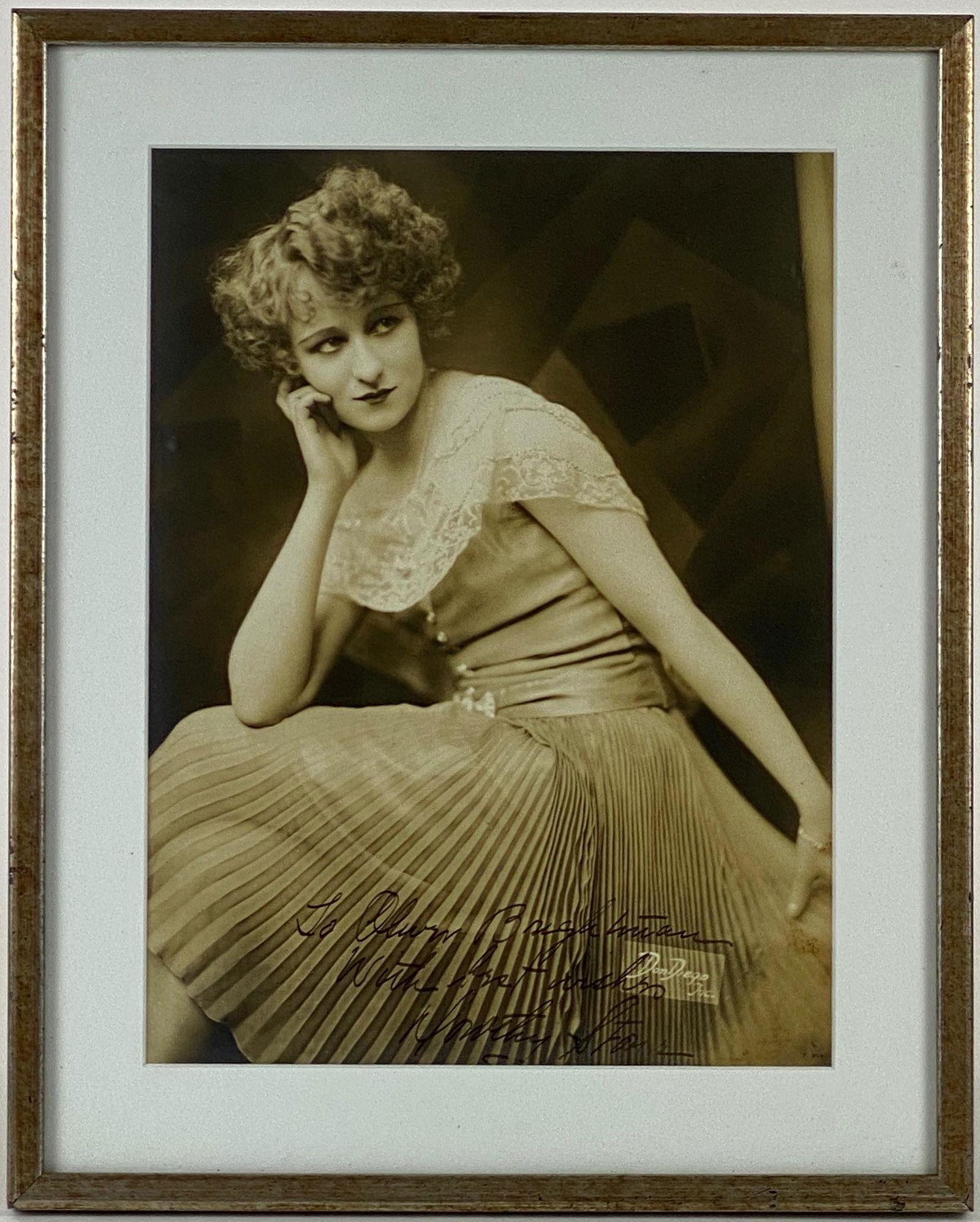 Alfred Johnston Photo Signed by Dorothy Stone (1 of 3)